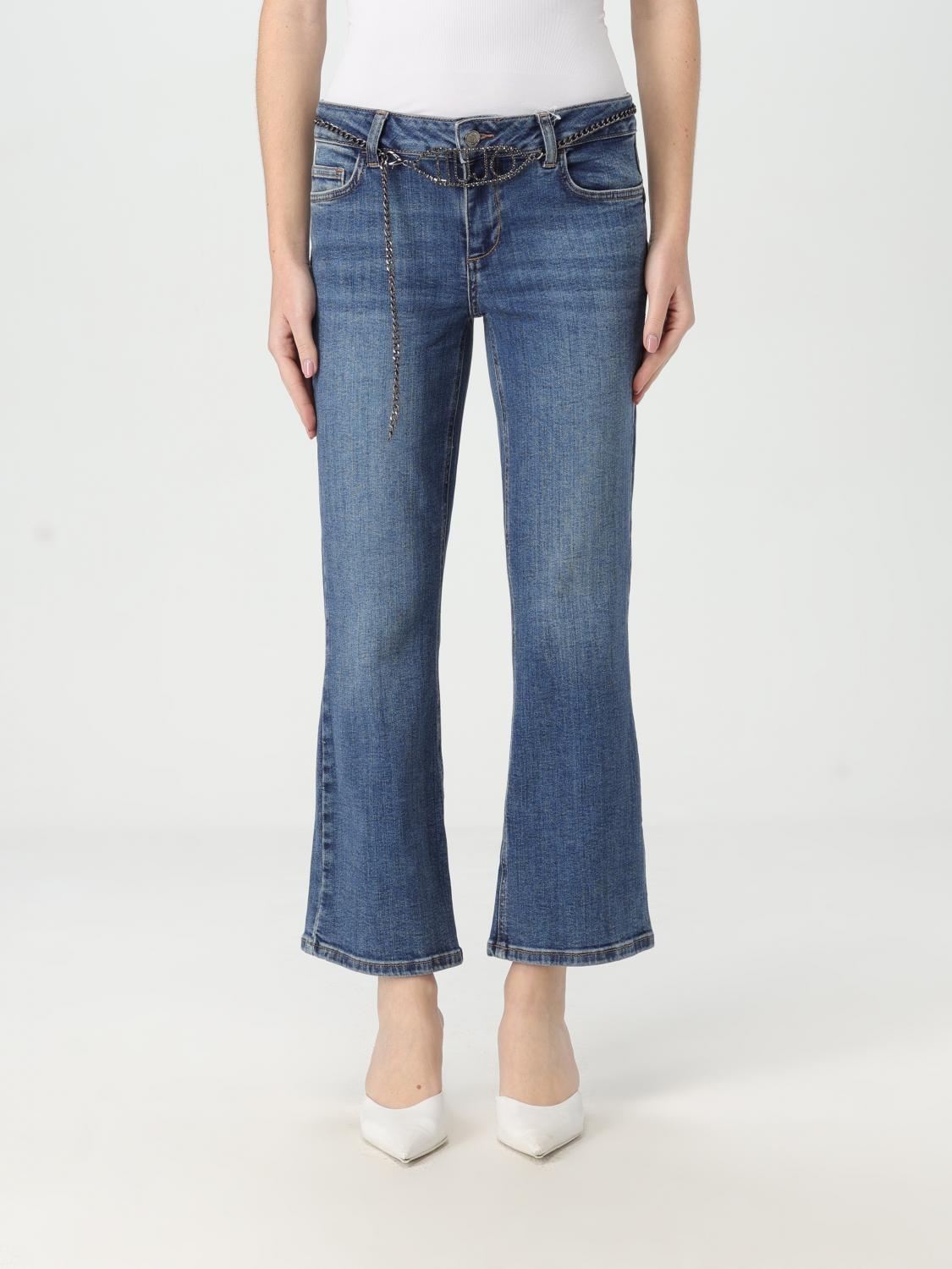 LIU JO JEANS: Pantalon femme Liu Jo, Bleu - Img 1