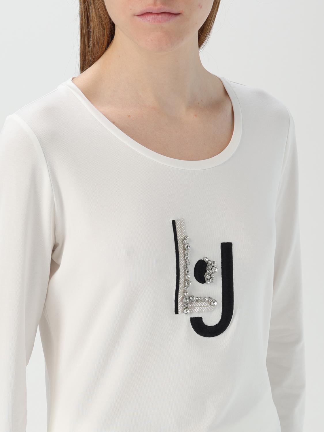 LIU JO T-SHIRT: T-shirt woman Liu Jo, White - Img 3