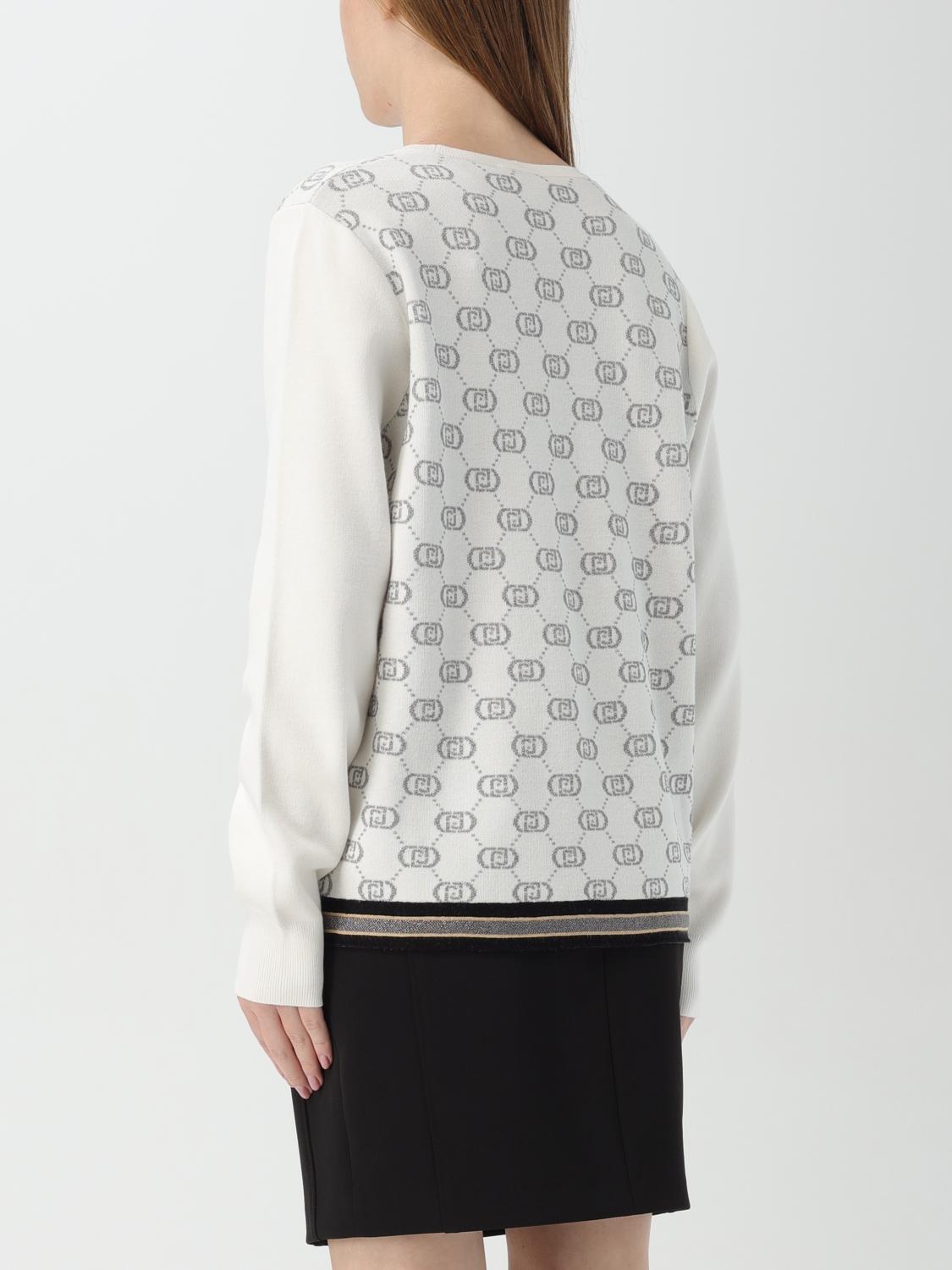 LIU JO SWEATER: Sweater woman Liu Jo, White - Img 2