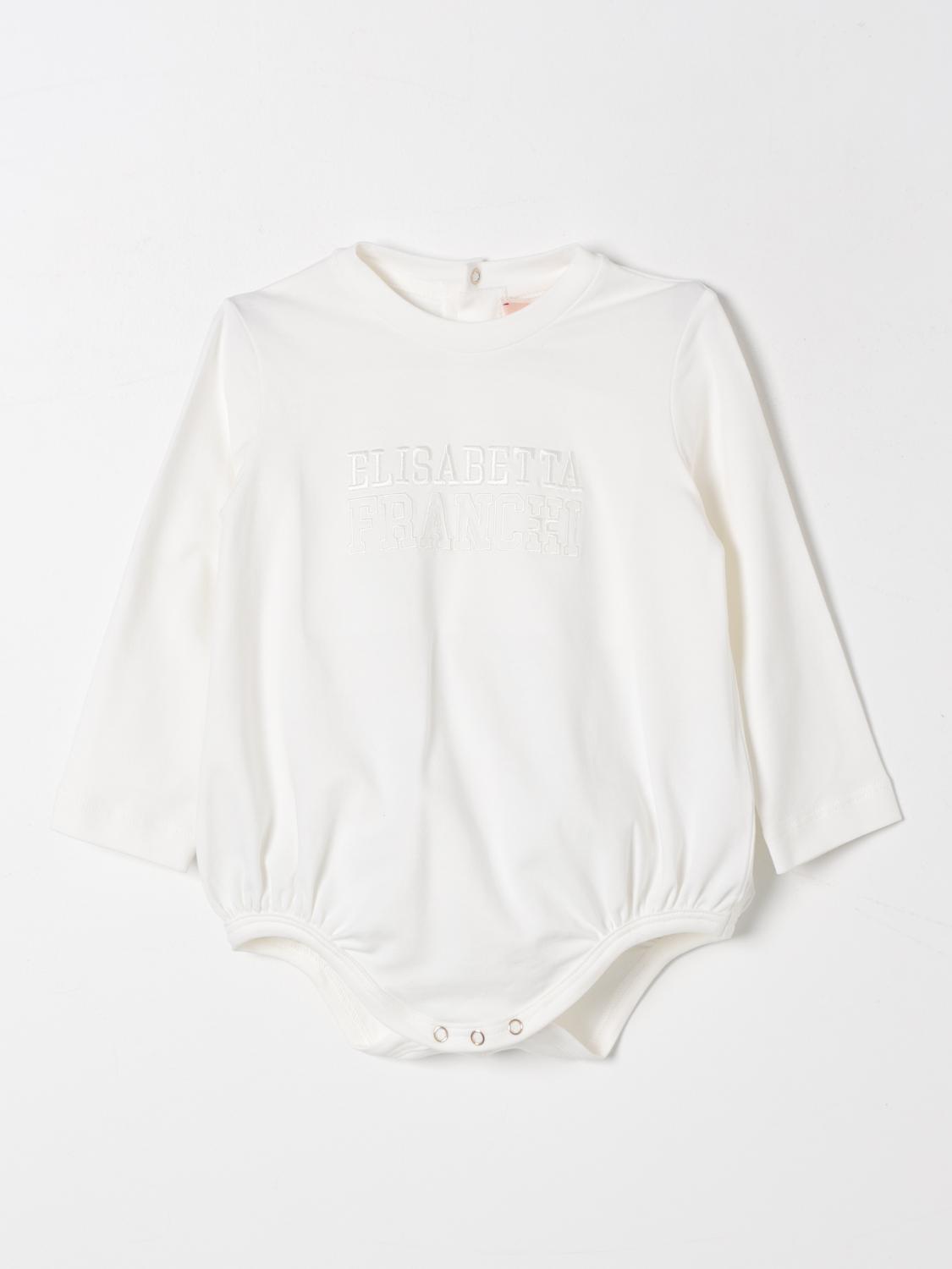 ELISABETTA FRANCHI LA MIA BAMBINA BODYSUIT: Bodysuit kids Elisabetta Franchi La Mia Bambina, Cream - Img 1