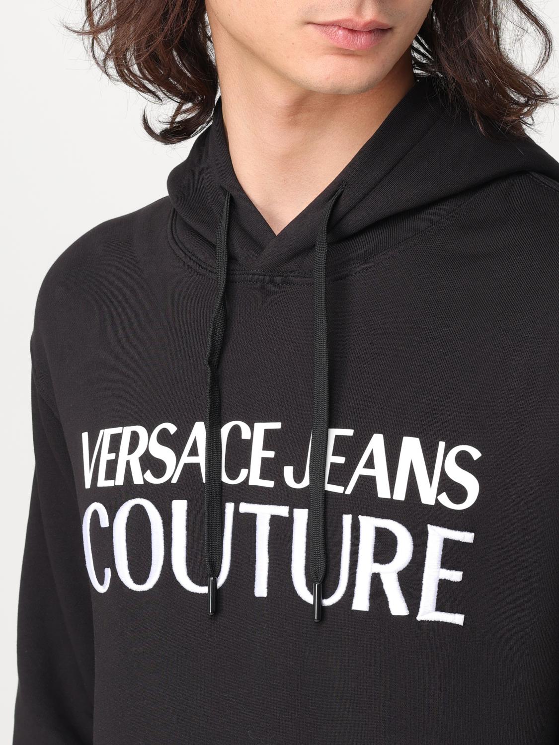 VERSACE JEANS COUTURE SWEATER: Sweater men Versace Jeans Couture, Black - Img 3