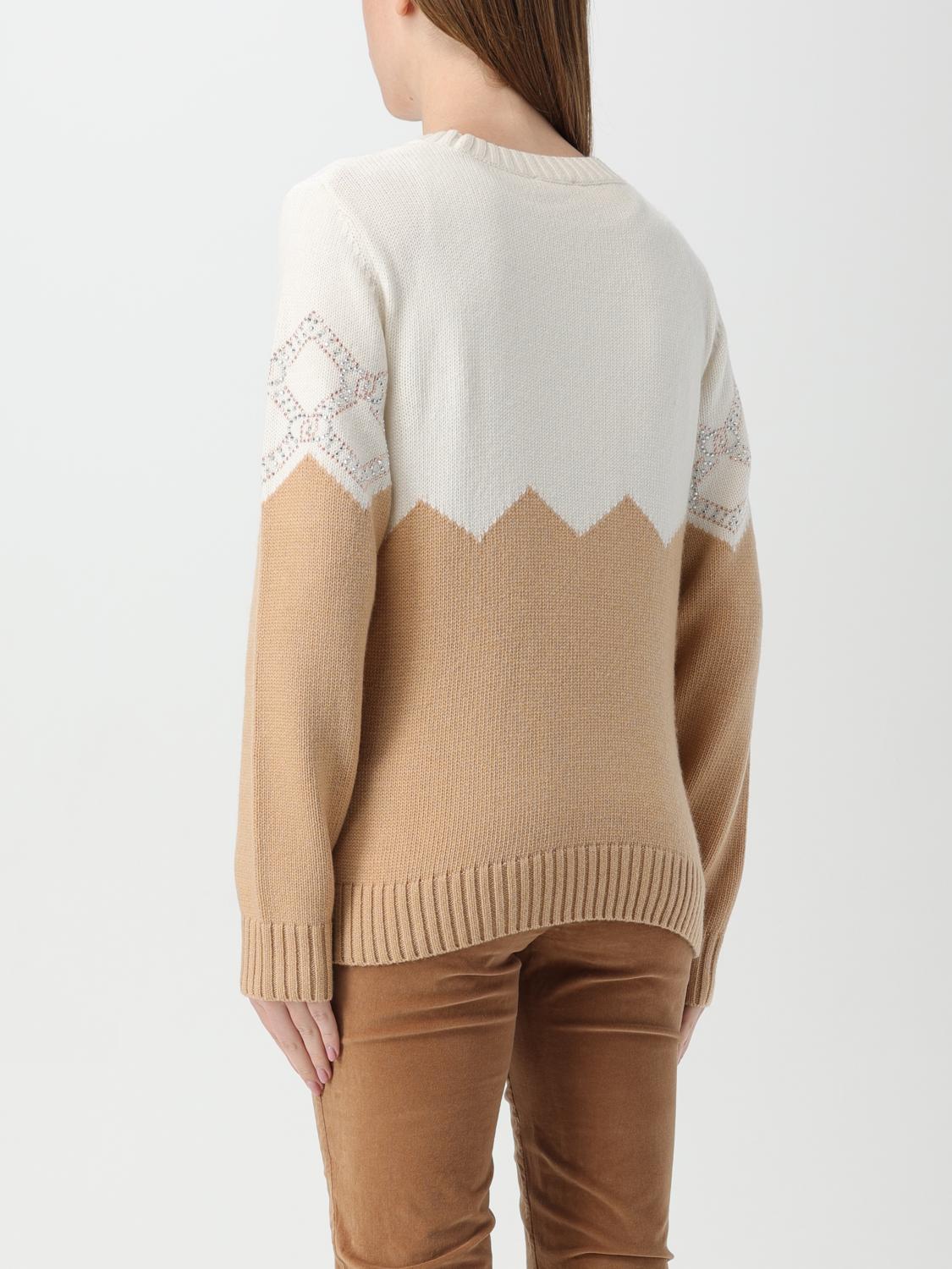 LIU JO SWEATER: Sweater woman Liu Jo, Camel - Img 2