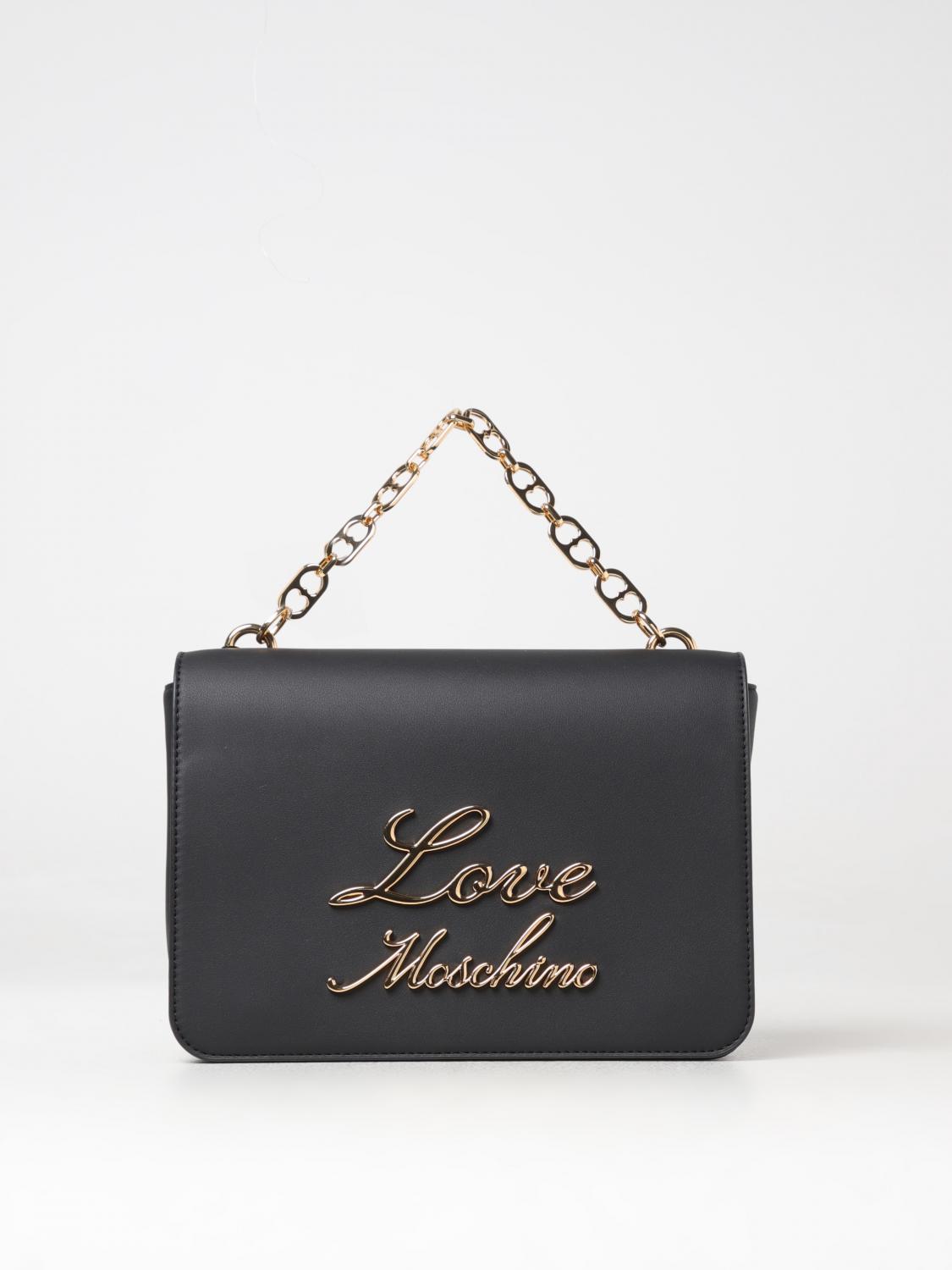 LOVE MOSCHINO BOLSO DE MANO: Bolso de mano mujer Love Moschino, Negro - Img 1