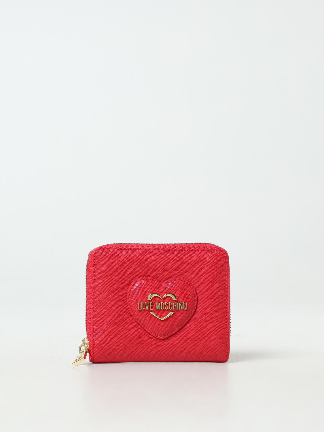 LOVE MOSCHINO КОШЕЛЕК: Кошелек Женское Love Moschino, Красный - Img 1