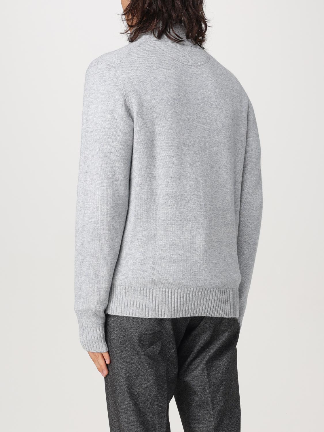 SUN68 STRICKJACKE: Strickjacke herren SUN68, Grau - Img 2