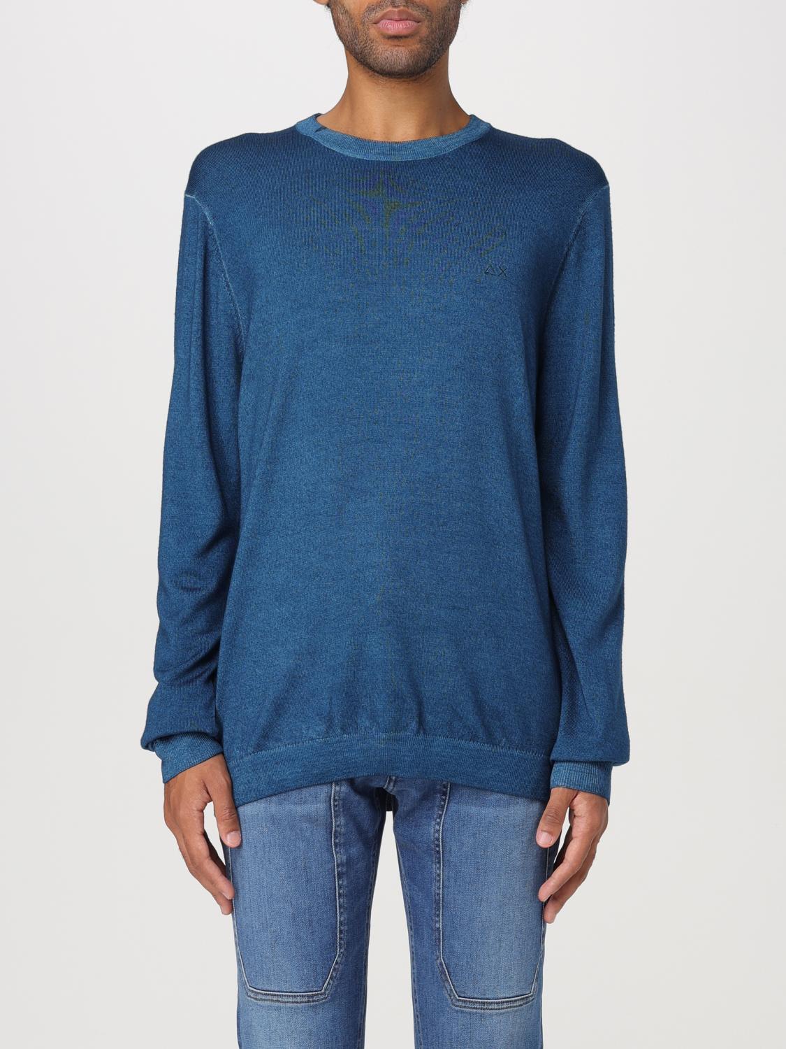 SUN68 SWEATER: Sweater men SUN68, Blue - Img 1