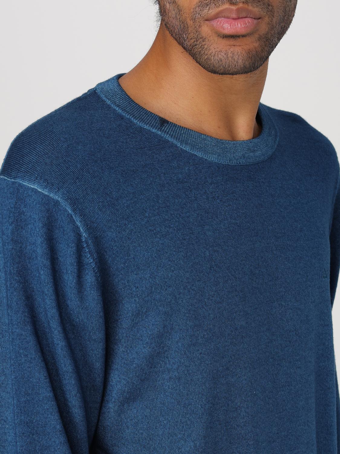 SUN68 SWEATER: Sweater men SUN68, Blue - Img 3