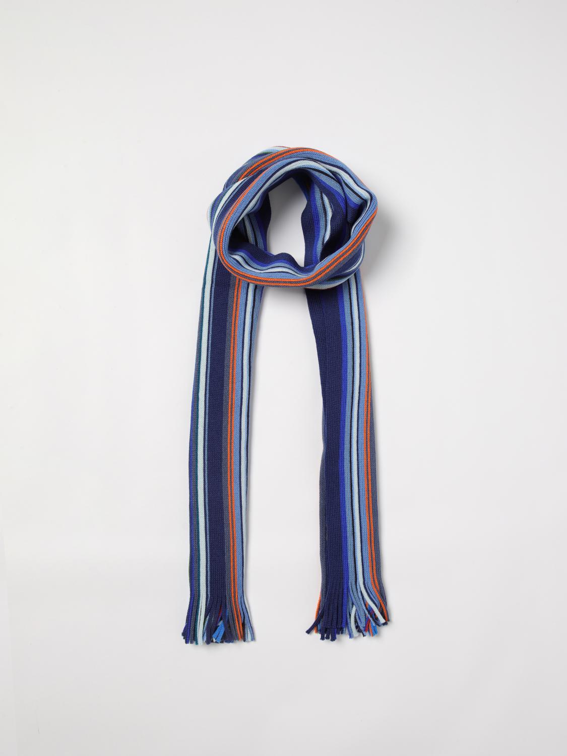 PAUL SMITH SCIARPA: Sciarpa Paul Smith in lana merino con righe jacquard , Blue - Img 2