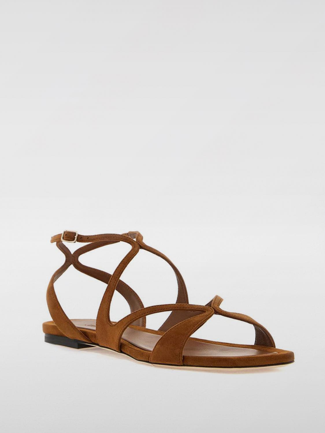 JIMMY CHOO FLAT SANDALS: Flat sandals woman Jimmy Choo, Beige - Img 2