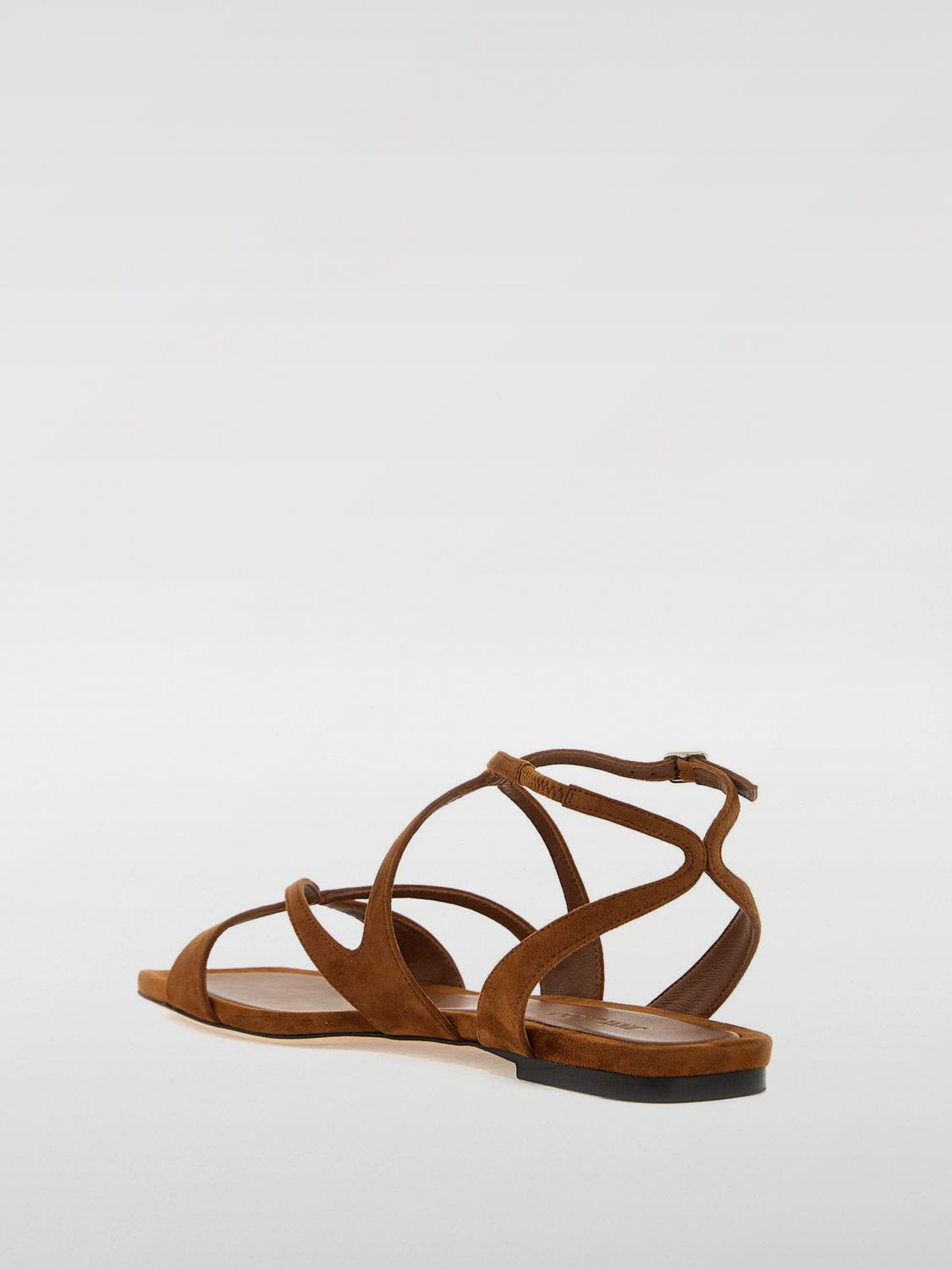 JIMMY CHOO FLAT SANDALS: Flat sandals woman Jimmy Choo, Beige - Img 3