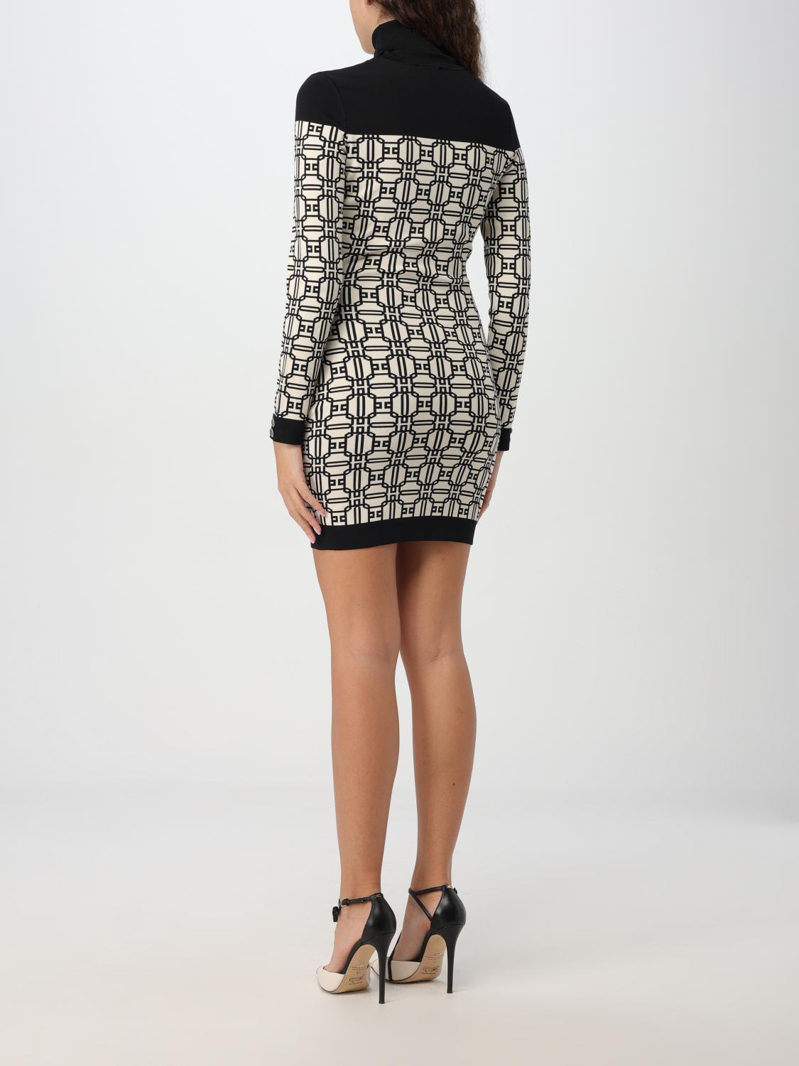 ELISABETTA FRANCHI DRESS: Dress woman Elisabetta Franchi, Butter - Img 2