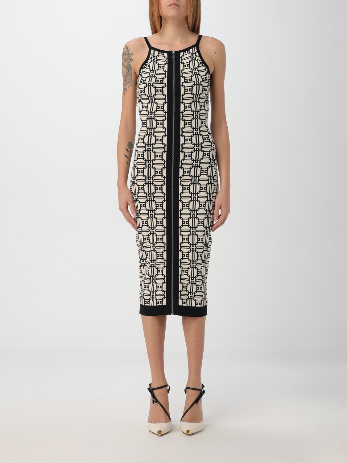 ELISABETTA FRANCHI DRESS: Dress woman Elisabetta Franchi, Butter - Img 1