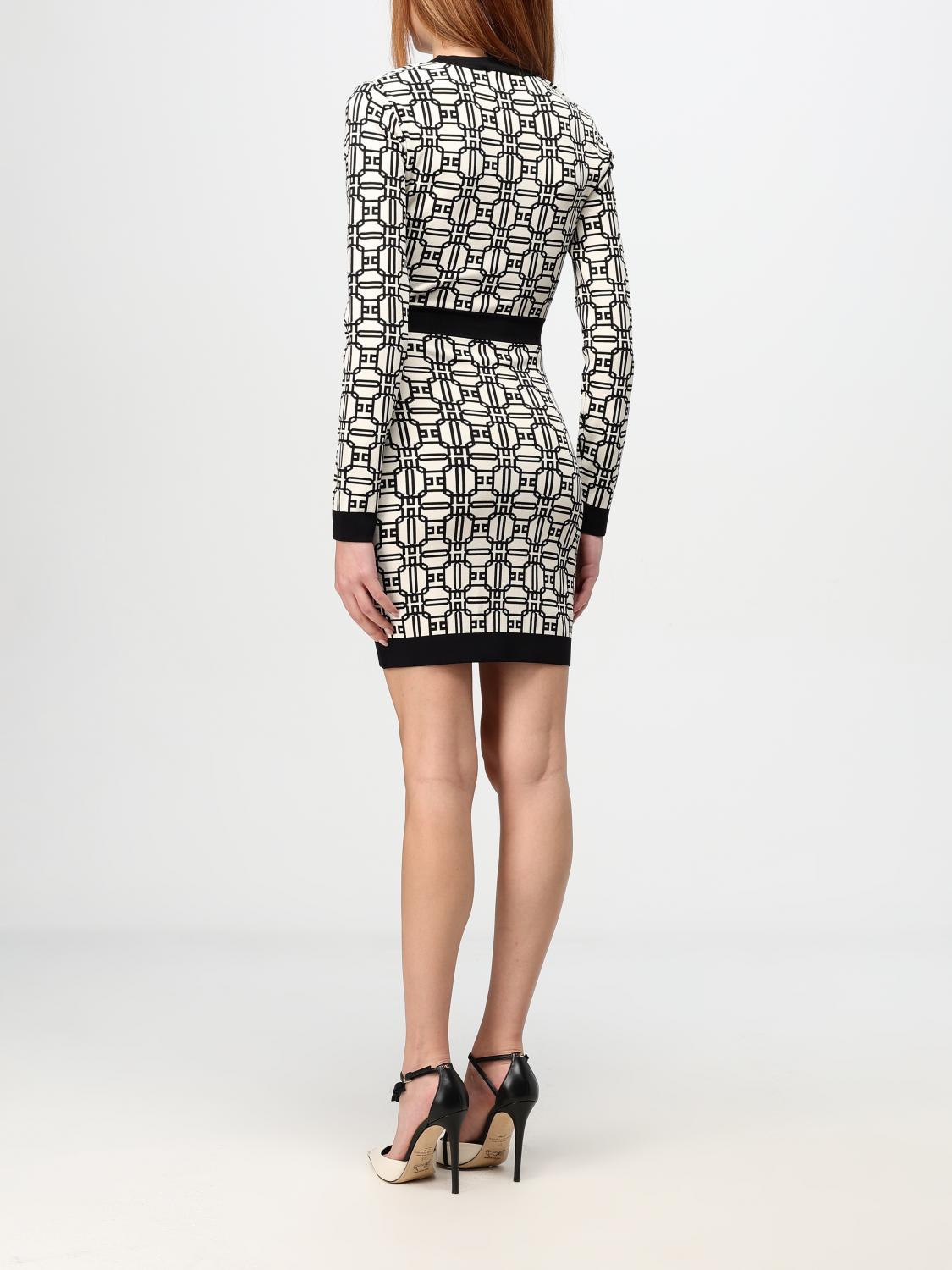 ELISABETTA FRANCHI DRESS: Dress woman Elisabetta Franchi, Butter - Img 2