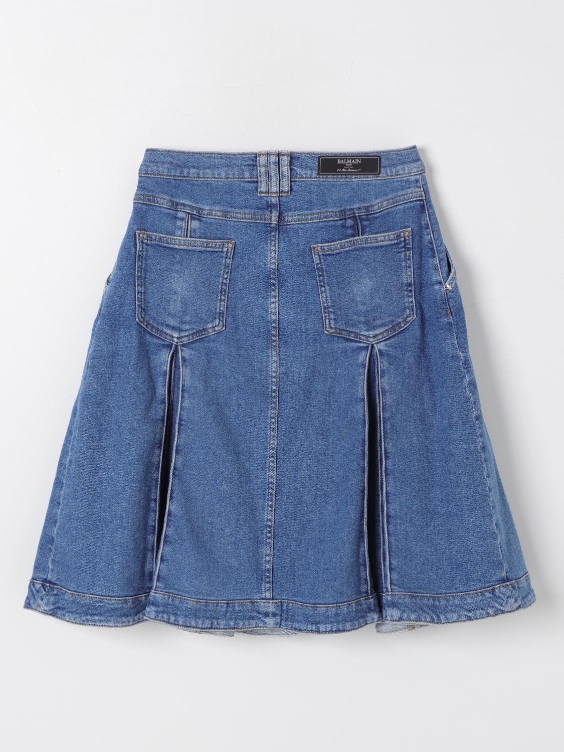 BALMAIN SKIRT: Skirt kids Balmain, Blue - Img 2