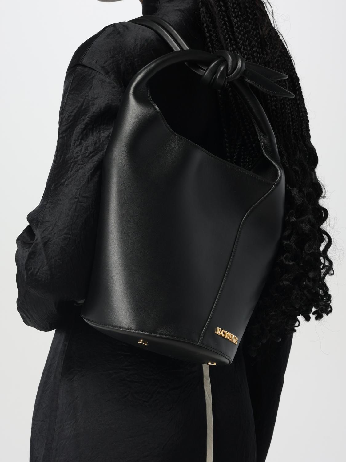 JACQUEMUS SHOULDER BAG: Shoulder bag woman Jacquemus, Black - Img 2