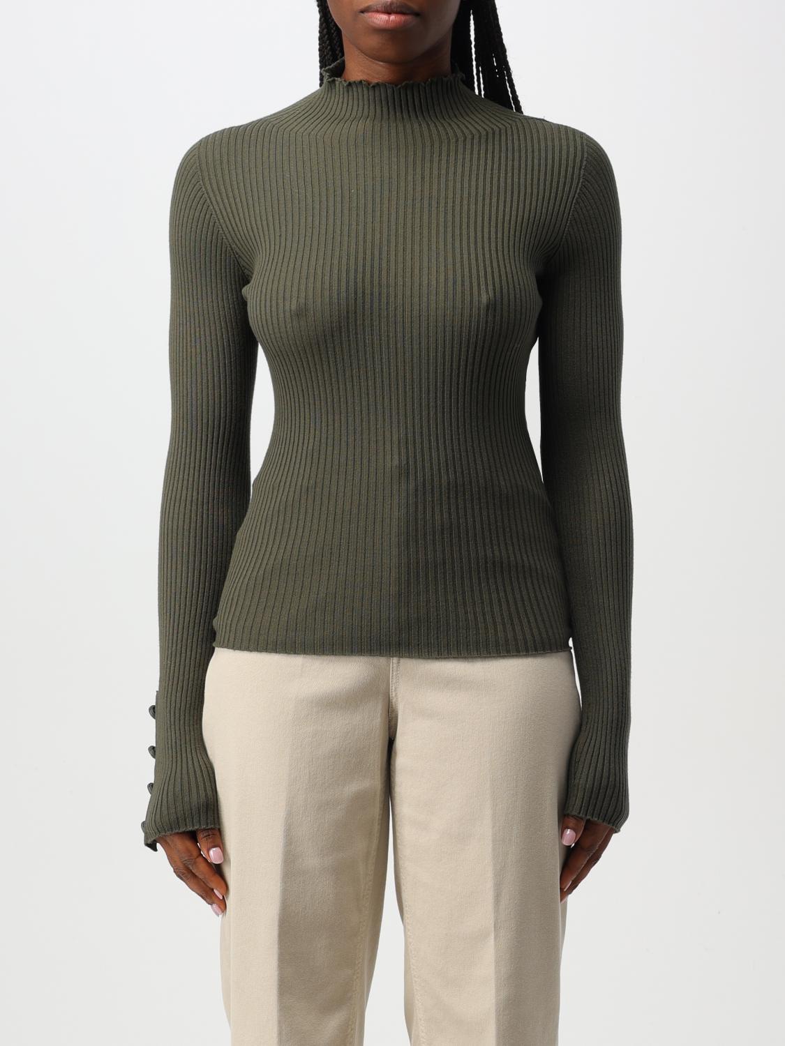 DONDUP MAGLIA: Maglia Dondup in viscosa , Verde - Img 1