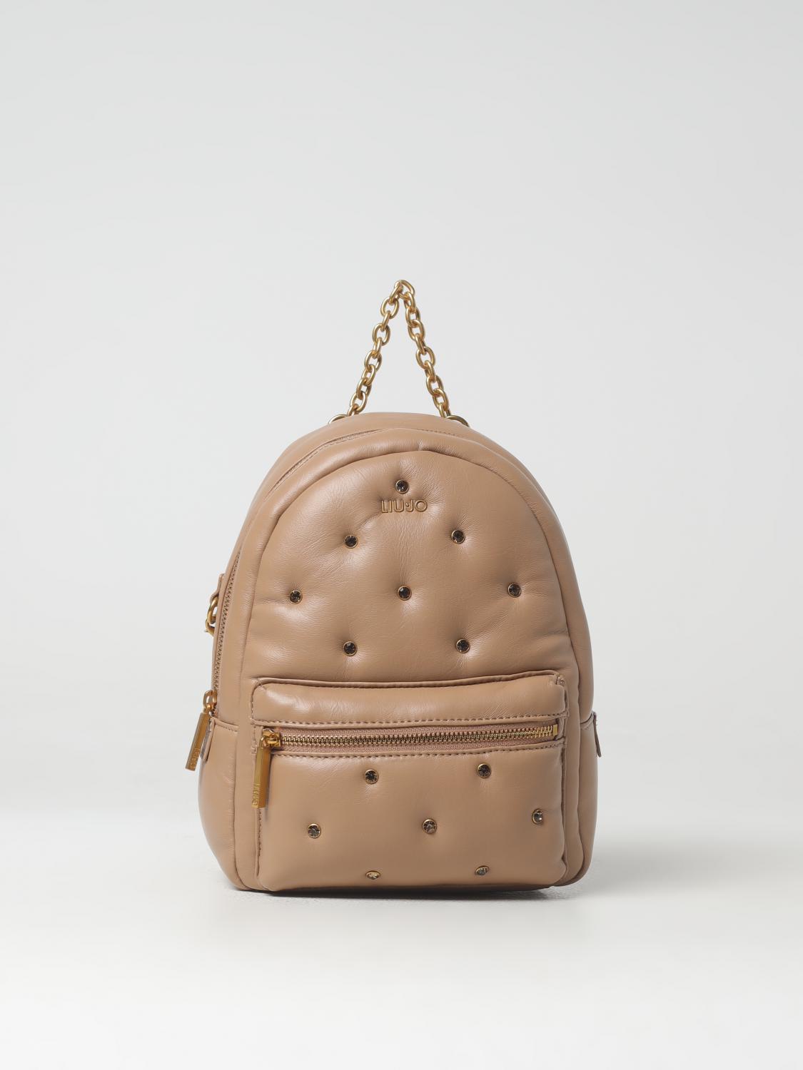 LIU JO BACKPACK: Backpack woman Liu Jo, Beige - Img 1