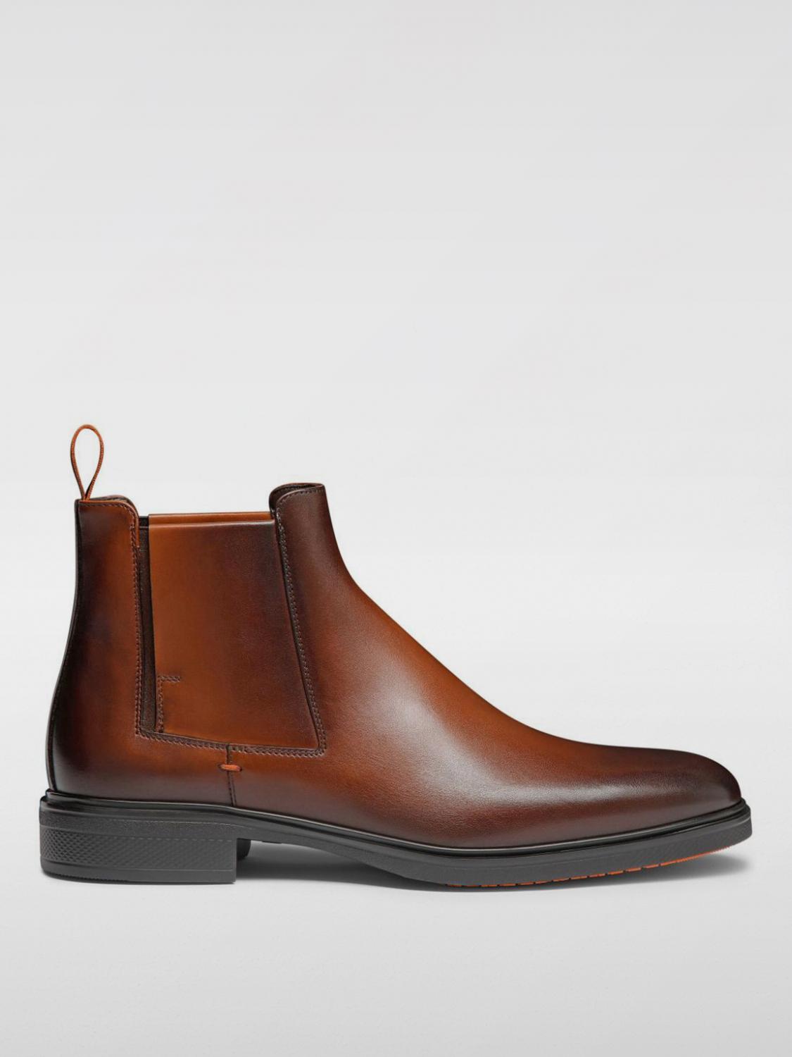 SANTONI BOOTS: Shoes men Santoni, Brown - Img 1