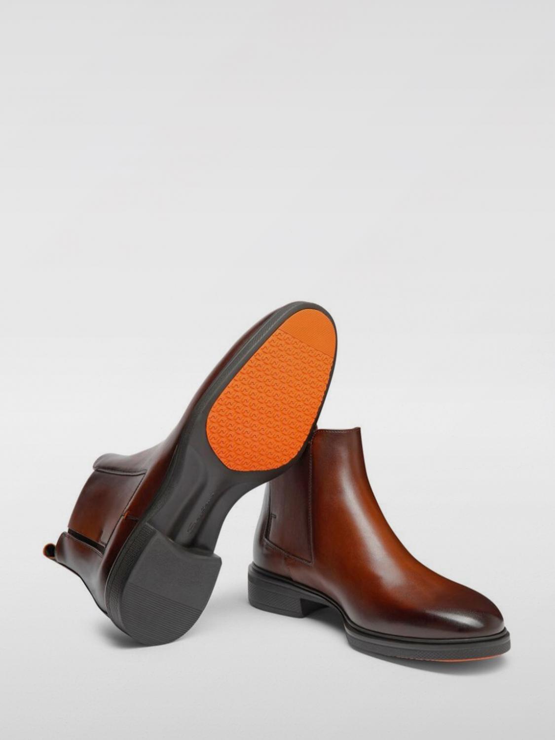 SANTONI BOOTS: Shoes men Santoni, Brown - Img 5