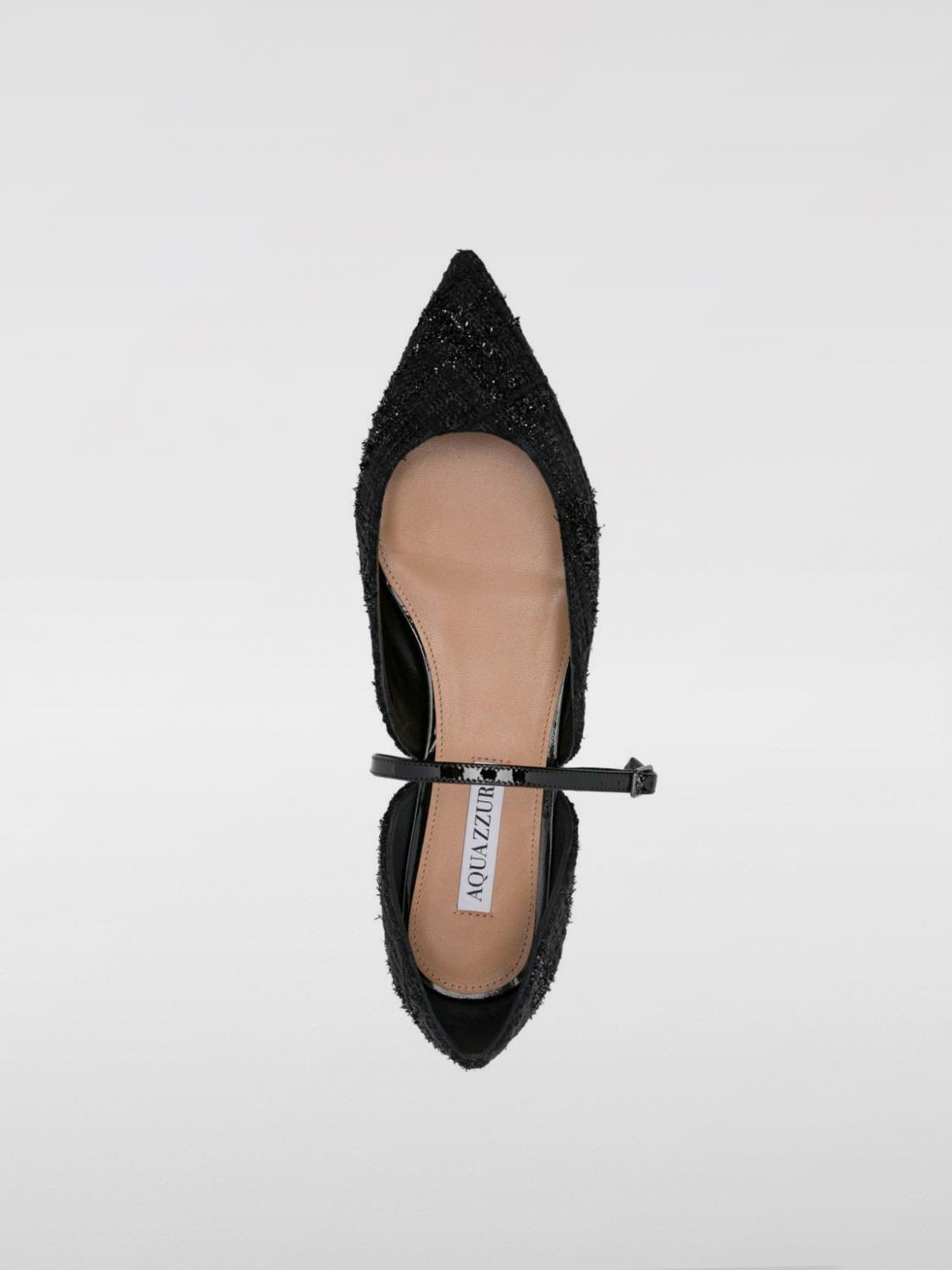 AQUAZZURA FLAT SHOES: Shoes woman Aquazzura, Black - Img 4