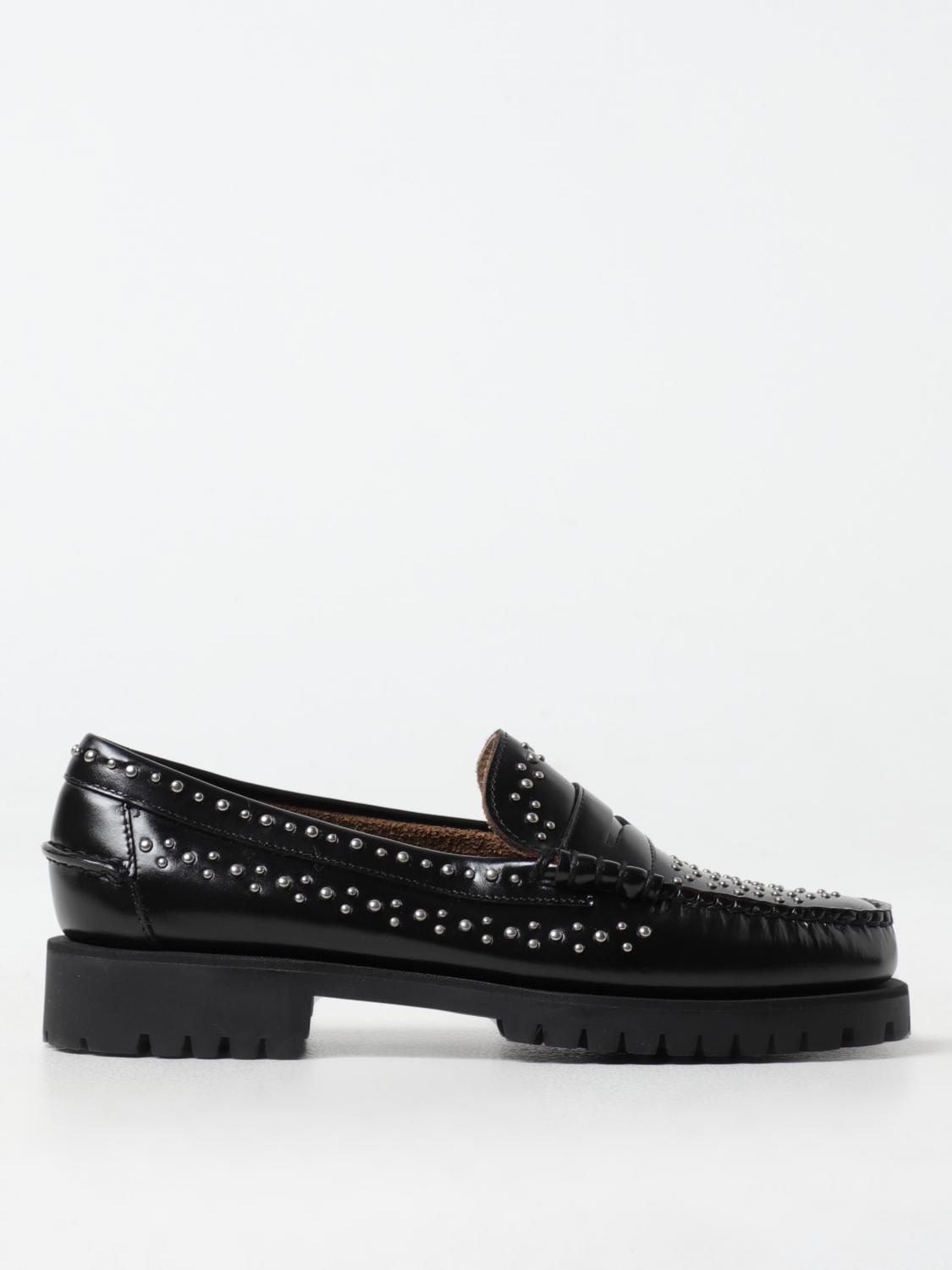 Giglio Mocassino Dan Lug Stud Sebago in pelle spazzolata con borchie