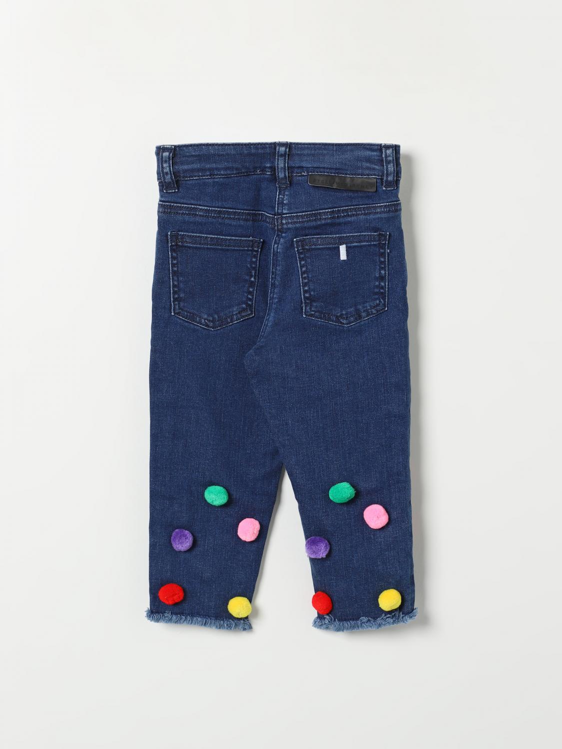 STELLA MCCARTNEY KIDS 청바지: 팬츠 남아 Stella McCartney Kids, 블루 - Img 2