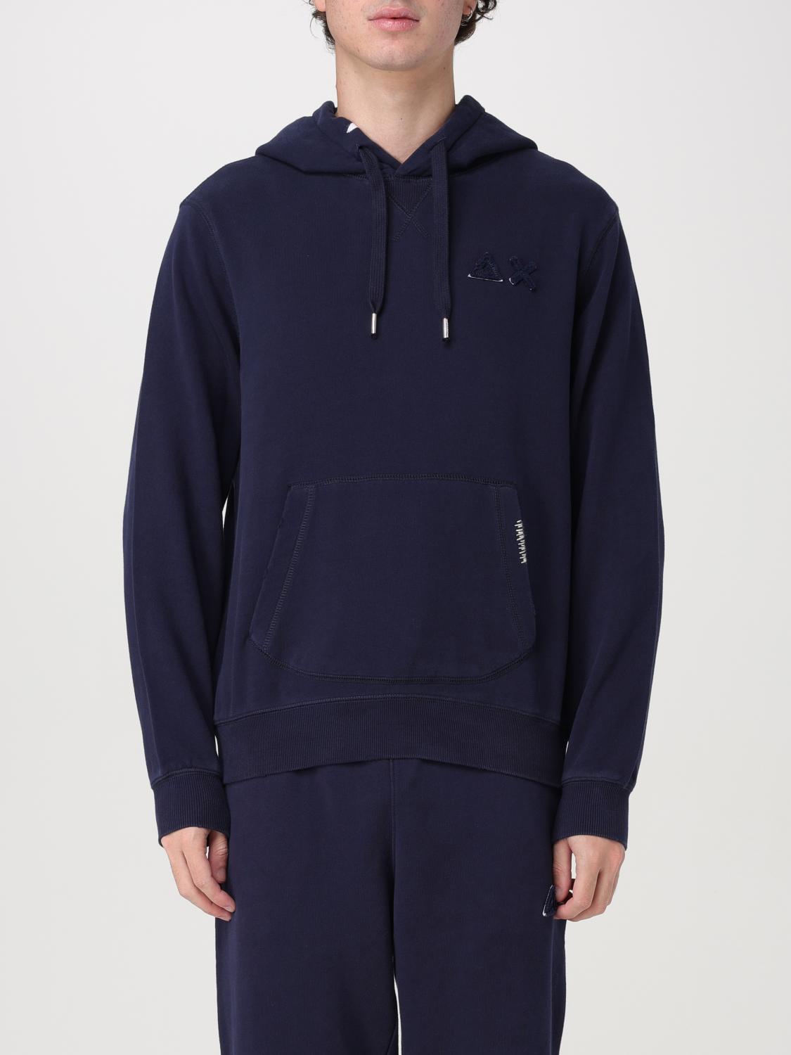 SUN 68 SWEATSHIRT: Sweatshirt men SUN68, Navy - Img 1