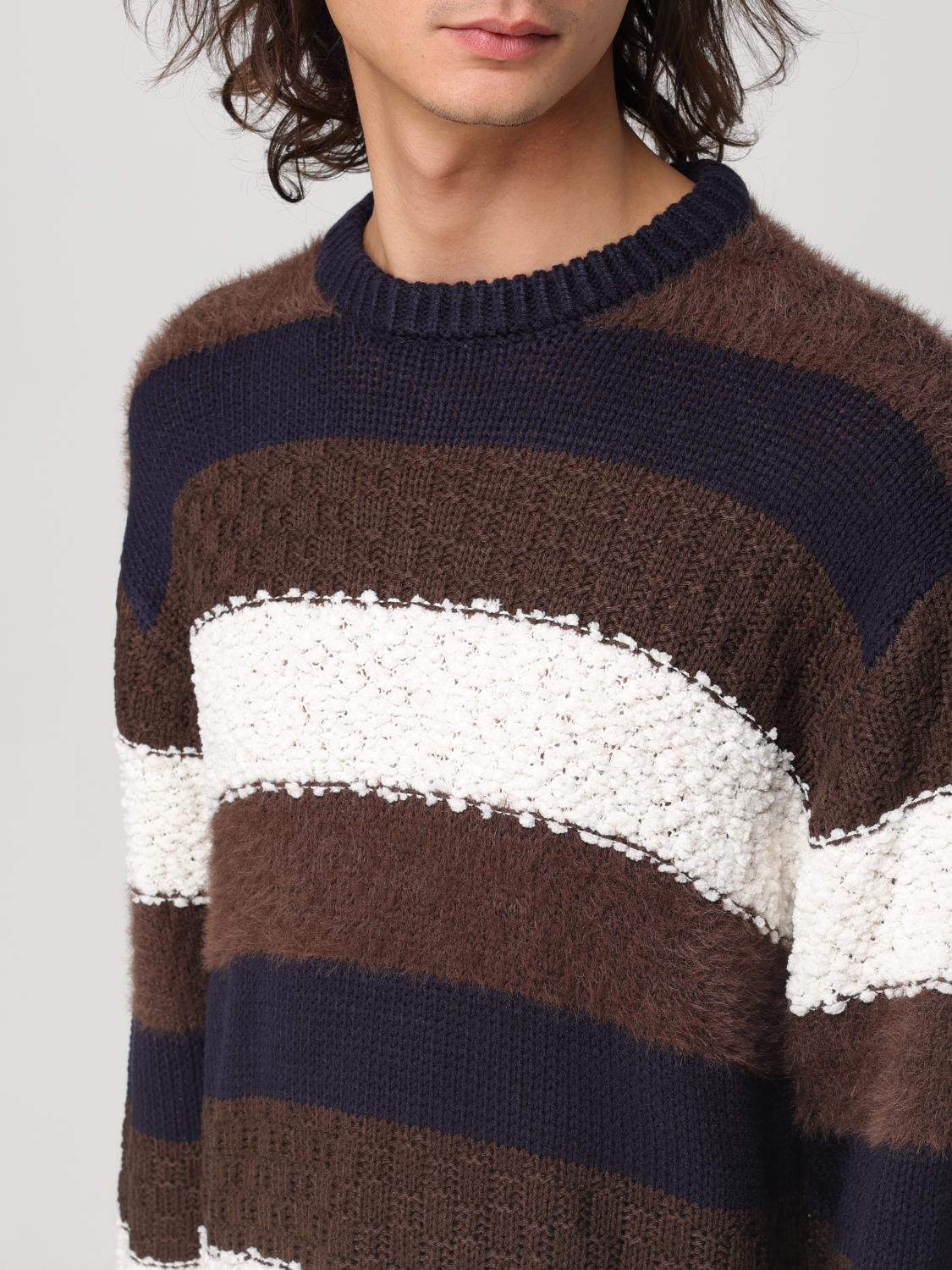 OBEY SWEATER: Sweater men Obey, Brown - Img 4