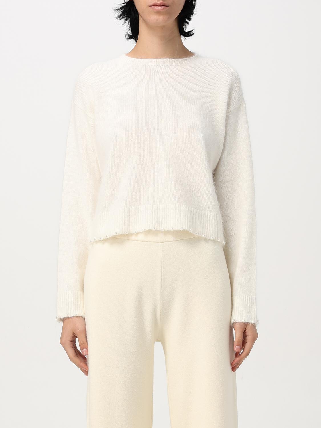 TWINSET SWEATER: Sweater woman Twinset, Cream - Img 1