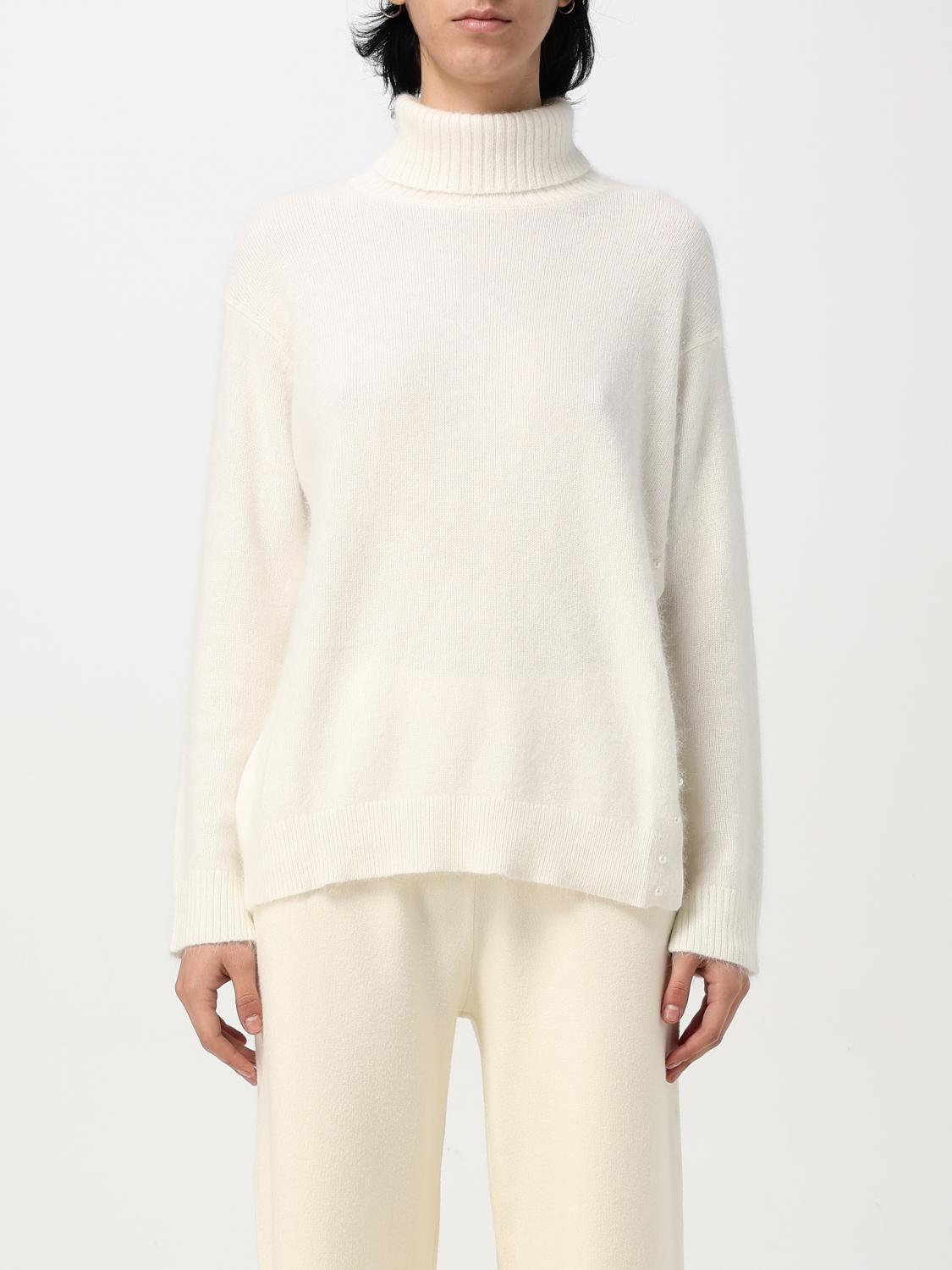 TWINSET SWEATER: Sweater woman Twinset, Cream - Img 1