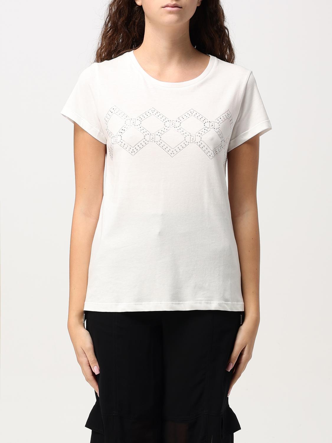 LIU JO T-SHIRT: T-shirt woman Liu Jo, White - Img 1