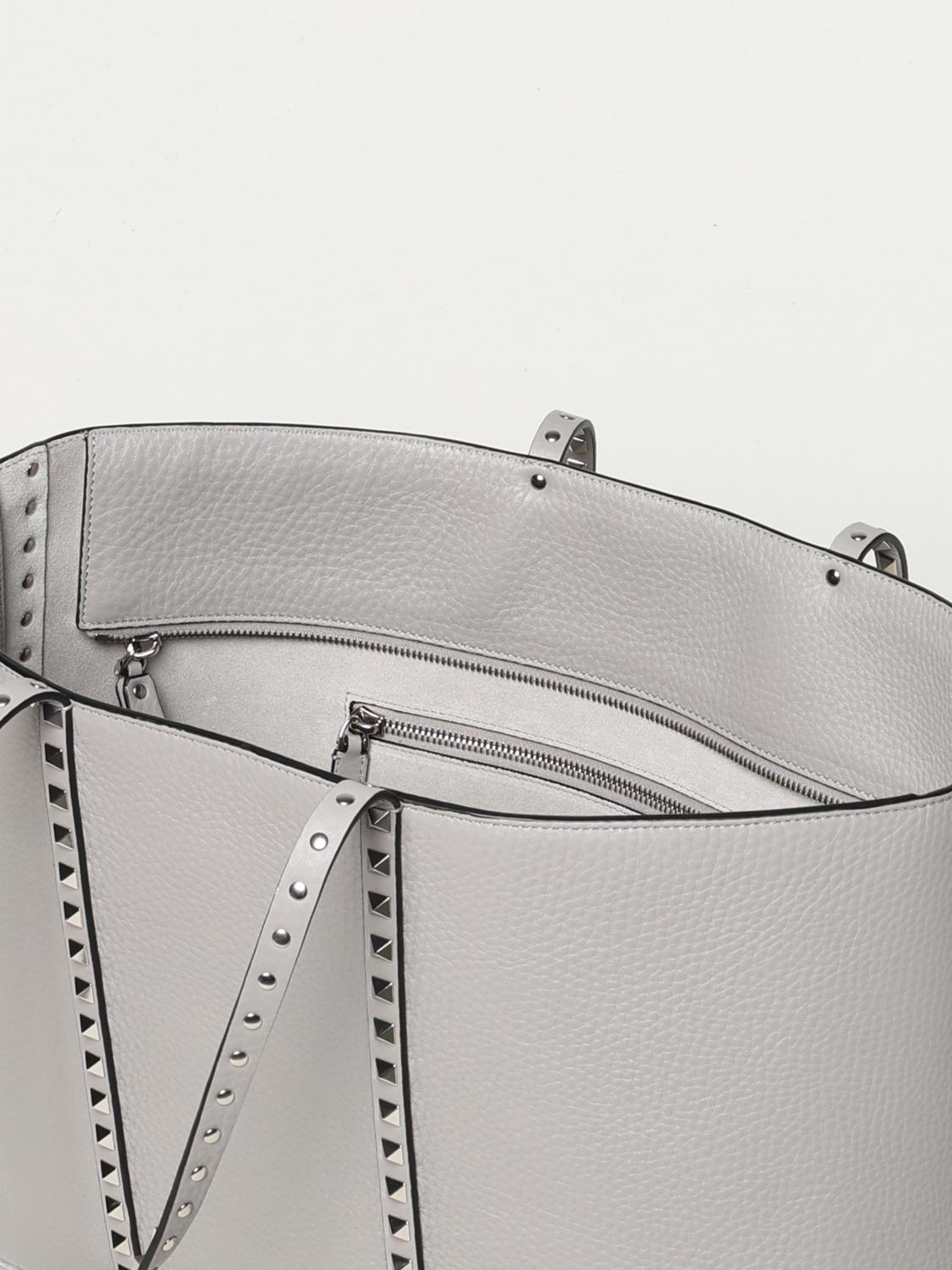 VALENTINO GARAVANI SHOULDER BAG: Handbag woman Valentino Garavani, Grey - Img 5