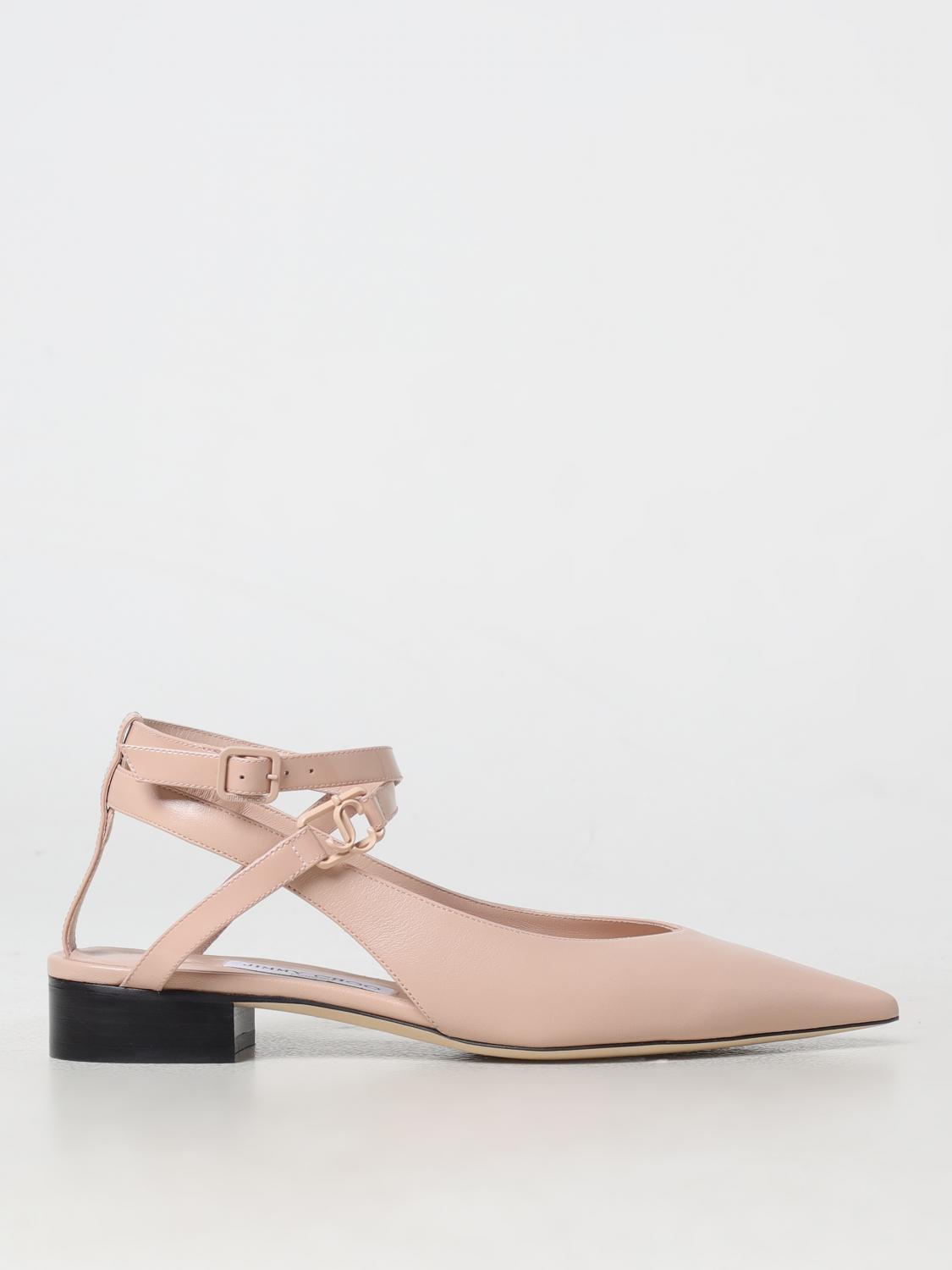 JIMMY CHOO BALLET FLATS: Shoes woman Jimmy Choo, Pink - Img 1