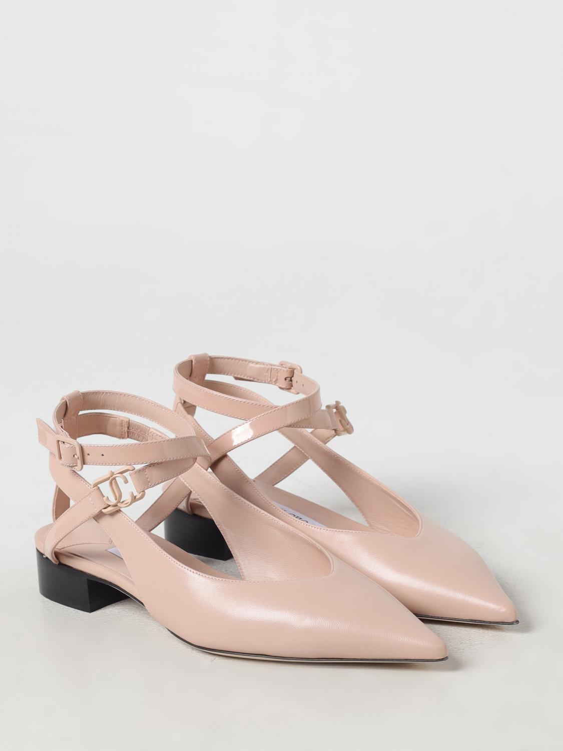 JIMMY CHOO BALLET FLATS: Shoes woman Jimmy Choo, Pink - Img 2