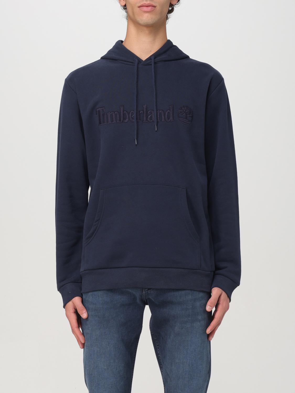 TIMBERLAND SWEATSHIRT: Timberland men's hoodie, Blue - Img 1