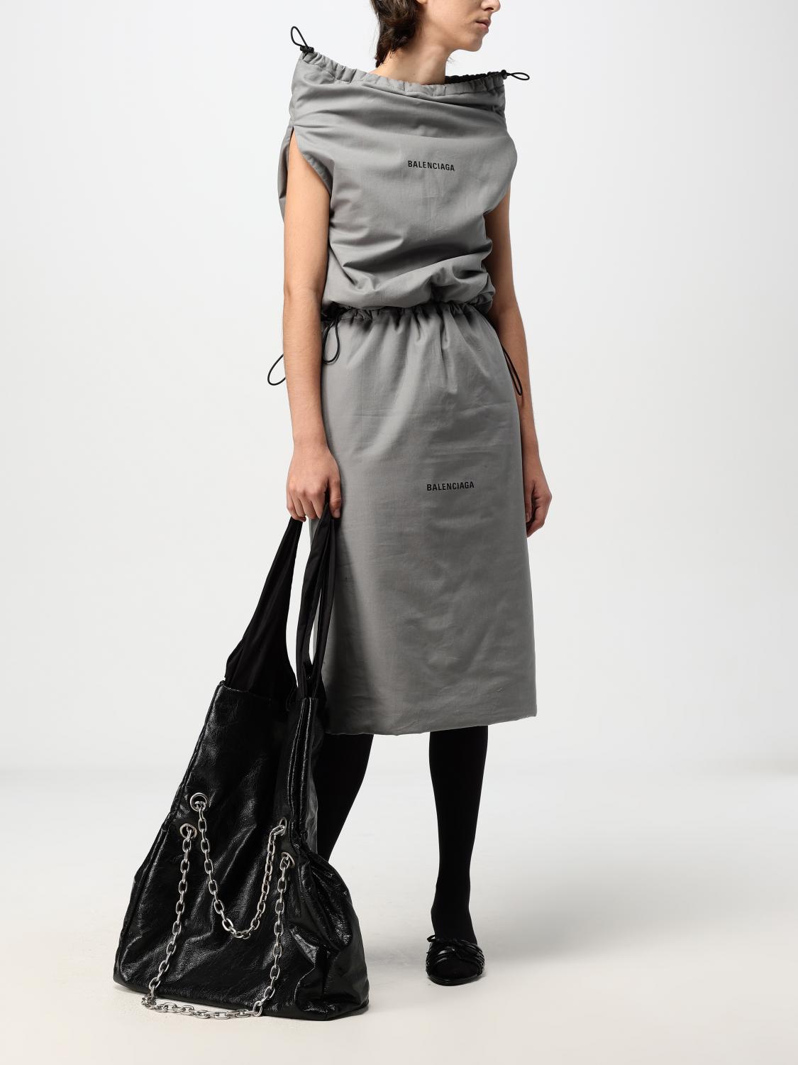 BALENCIAGA SKIRT: Skirt woman Balenciaga, Grey - Img 2