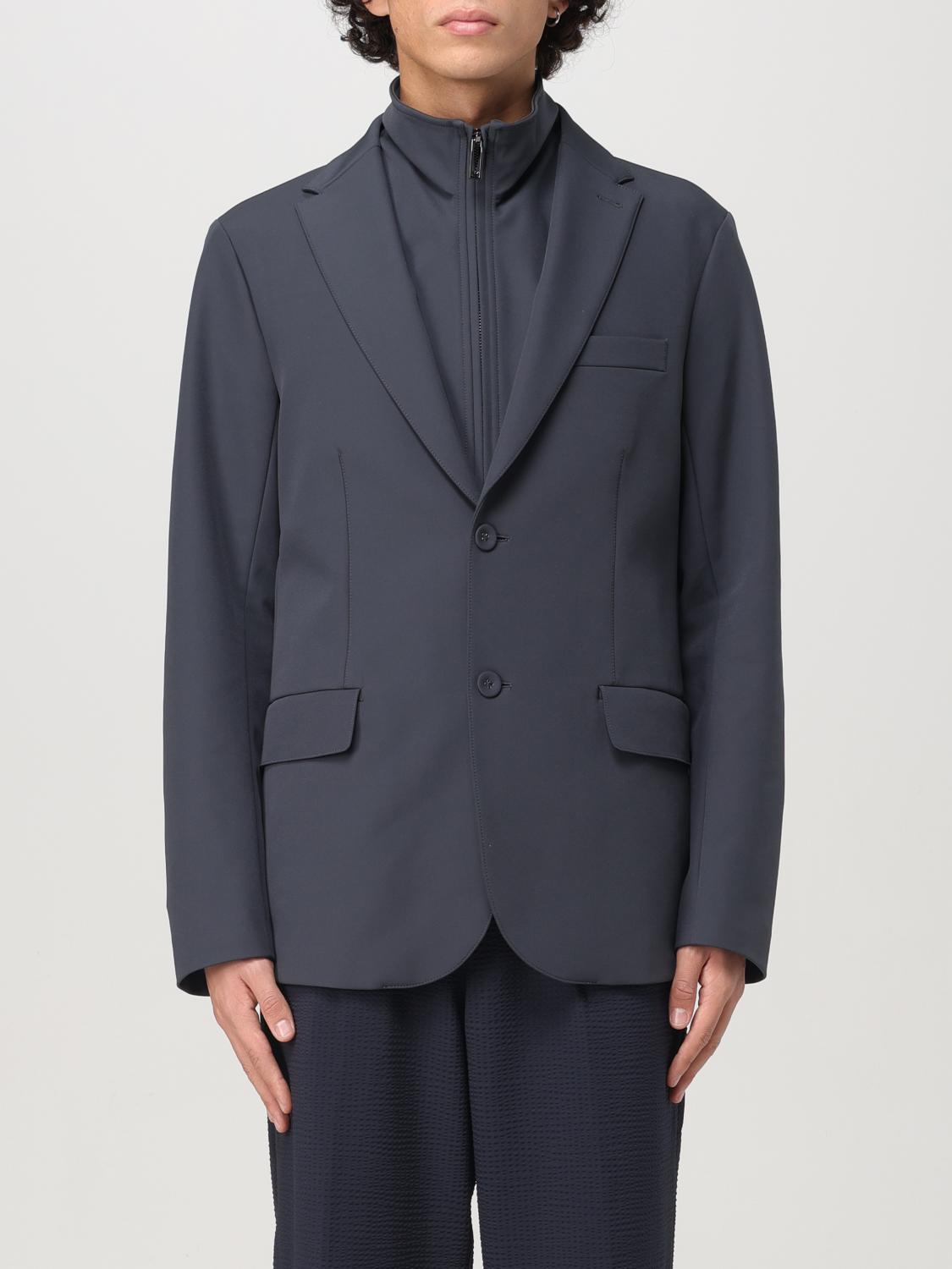 EMPORIO ARMANI BLAZER: Emporio Armani men's blazer, Blue 1 - Img 1