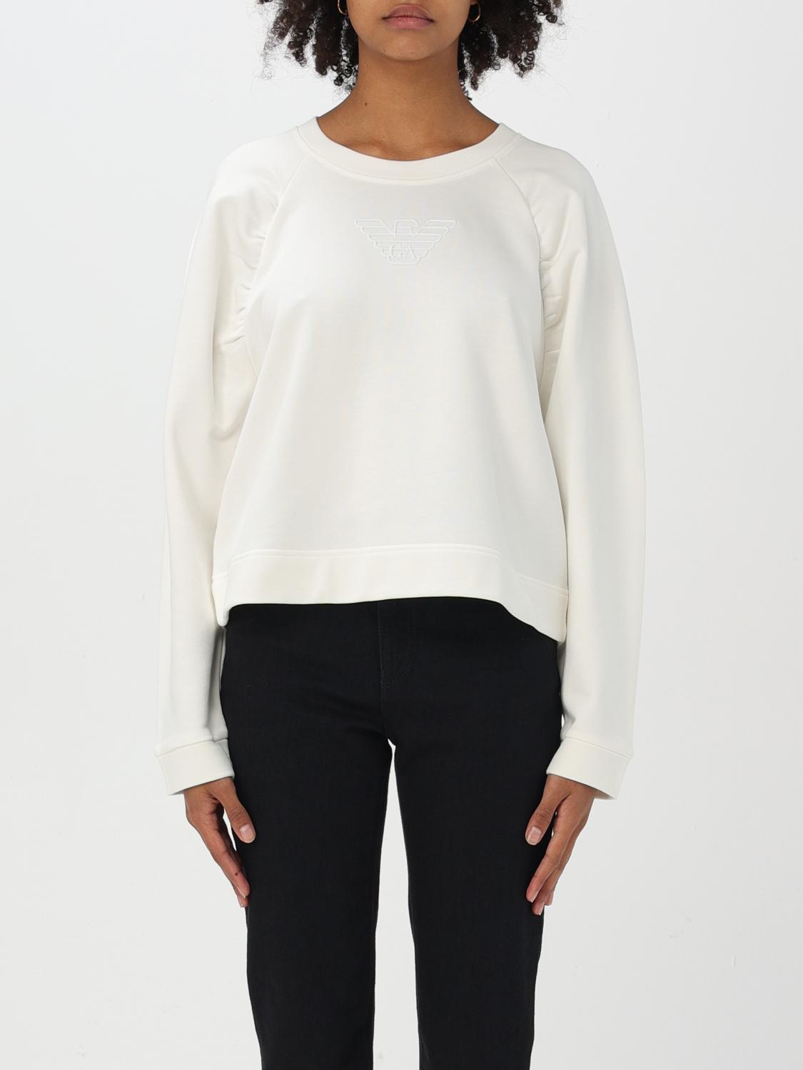 EMPORIO ARMANI SWEATER: Sweater woman Emporio Armani, White - Img 1