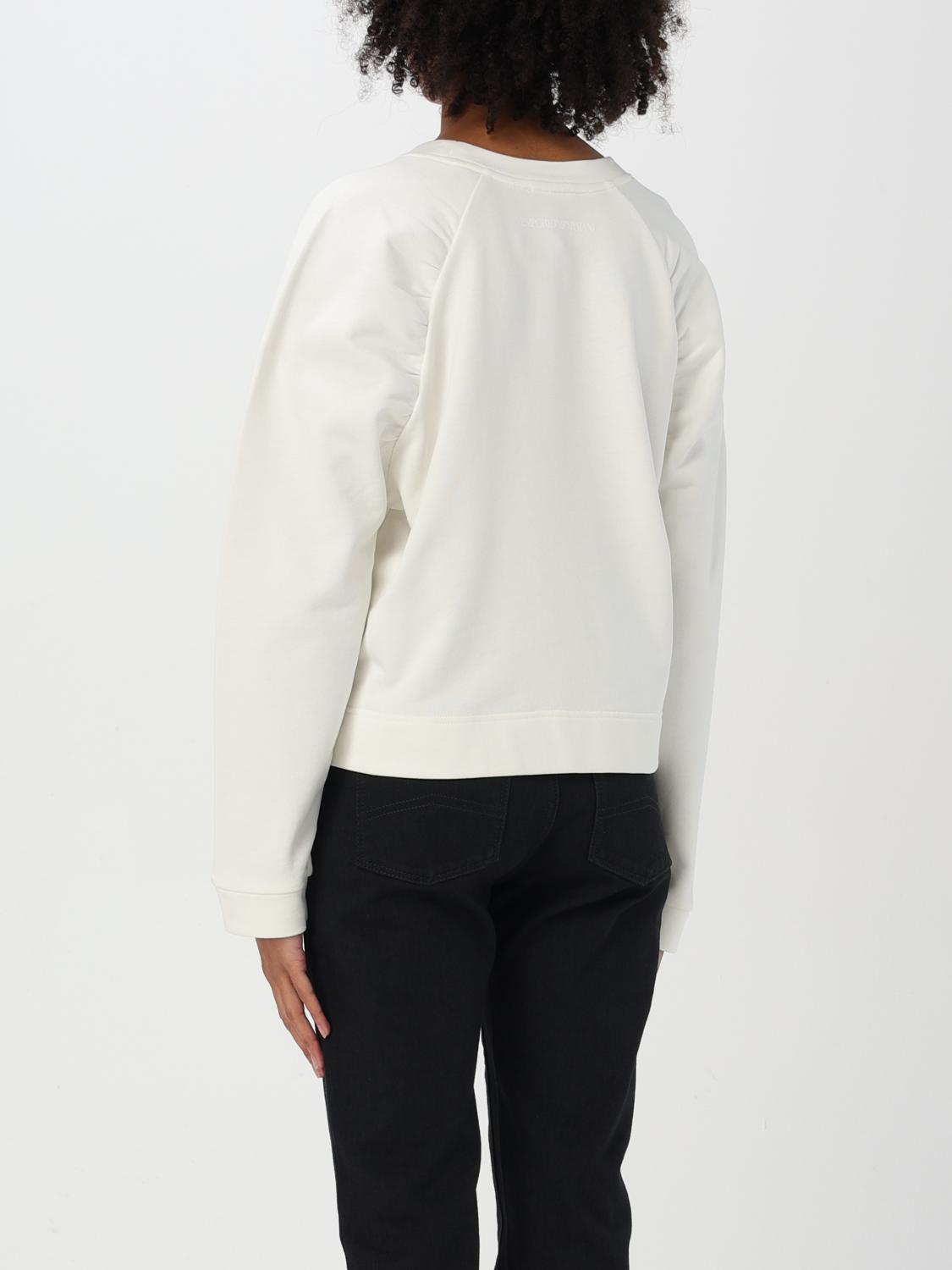 EMPORIO ARMANI SWEATER: Sweater woman Emporio Armani, White - Img 2