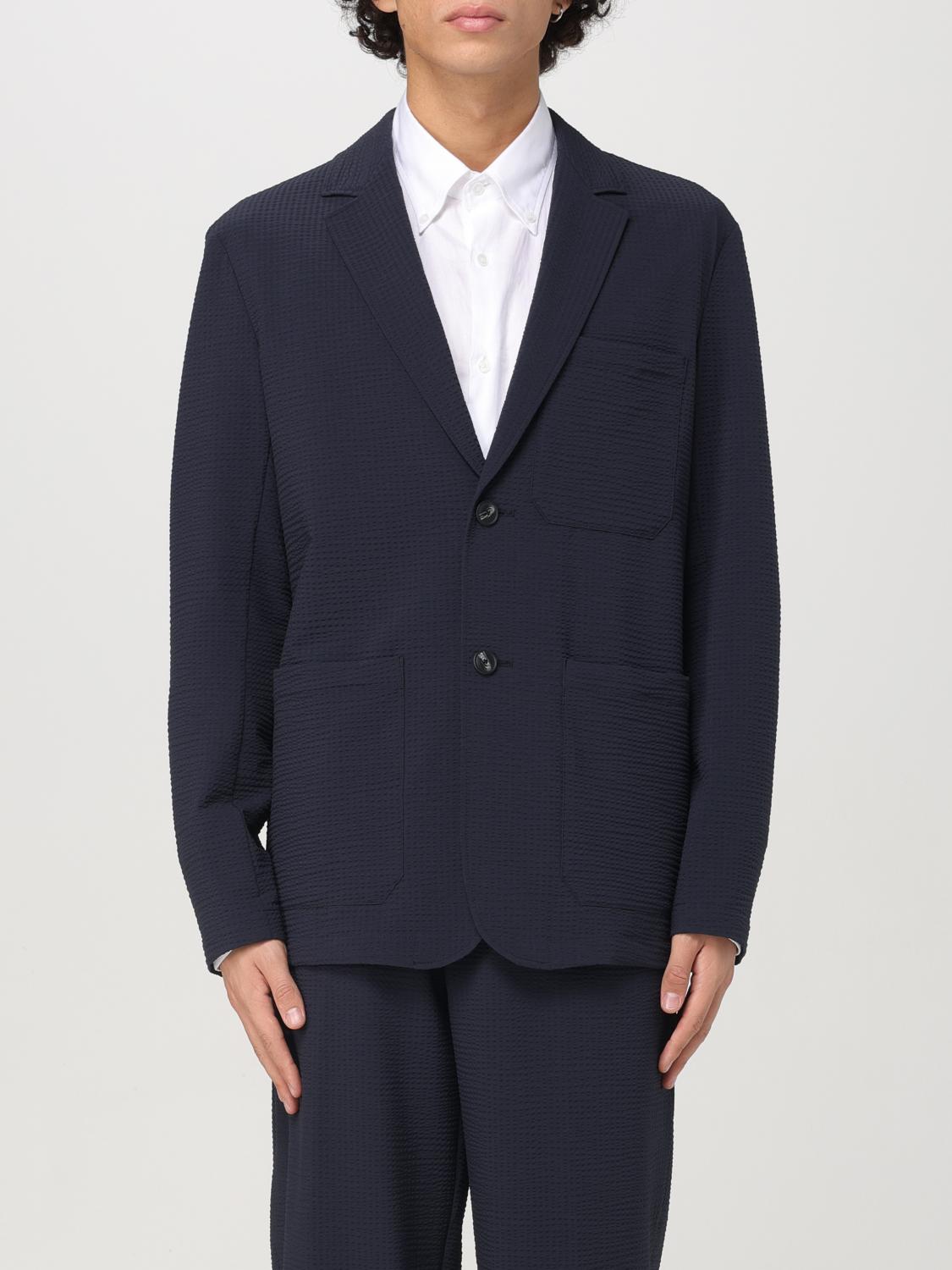 EMPORIO ARMANI BLAZER: Emporio Armani men's blazer, Blue - Img 1