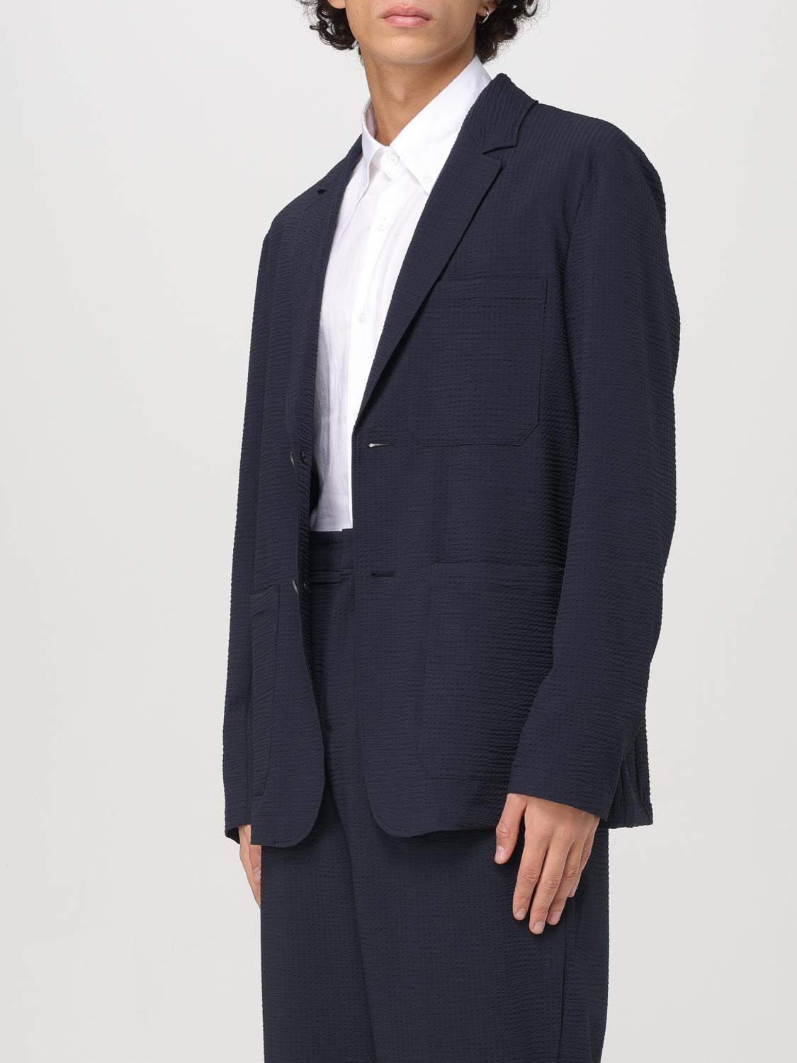 EMPORIO ARMANI BLAZER: Emporio Armani men's blazer, Blue - Img 4