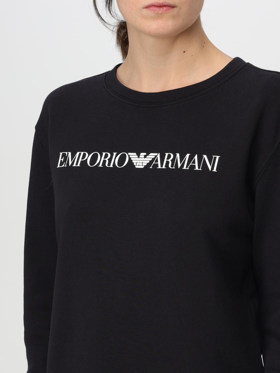 EMPORIO ARMANI ТОЛСТОВКА: Свитер Женское Emporio Armani, Синий - Img 3