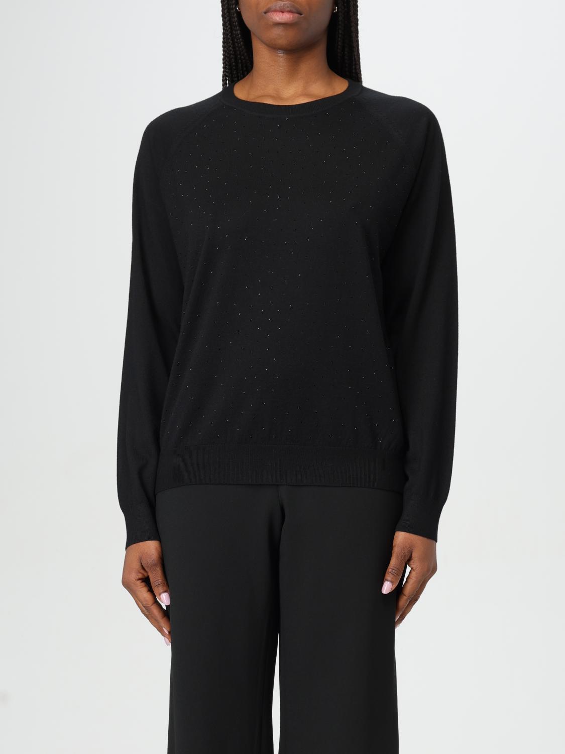 EMPORIO ARMANI SWEATER: Emporio Armani women's sweater, Black - Img 1