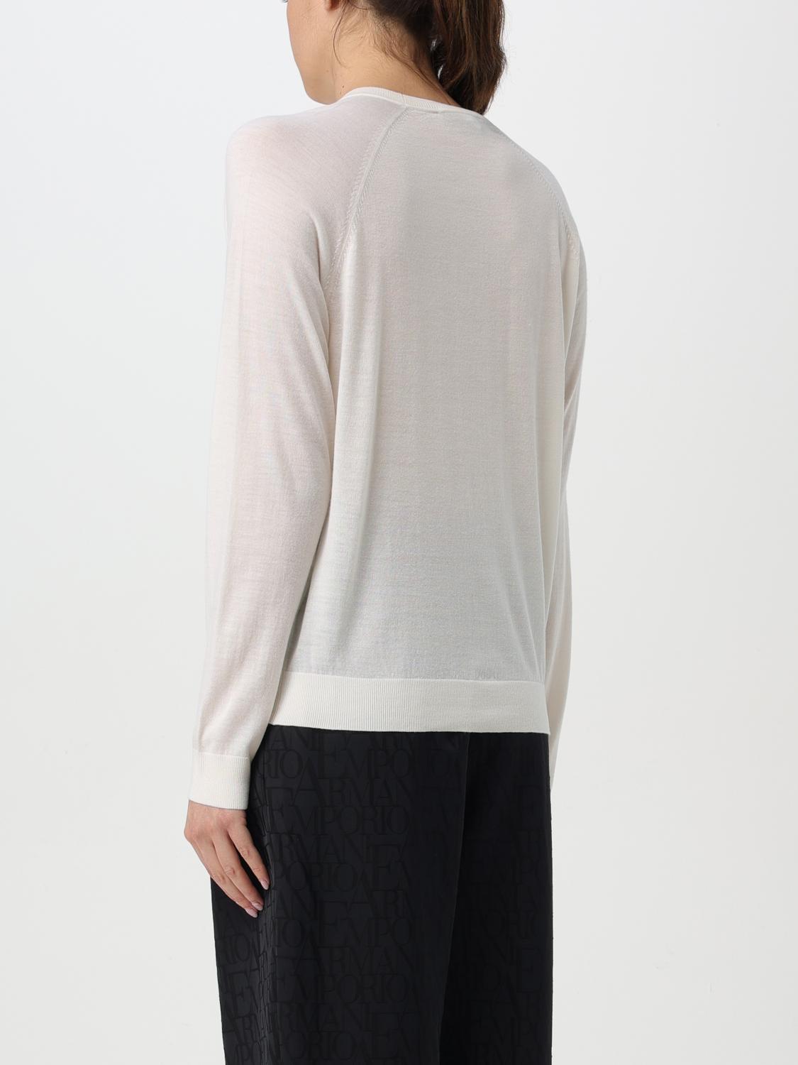 EMPORIO ARMANI SWEATER: Emporio Armani women's sweater, White 1 - Img 2