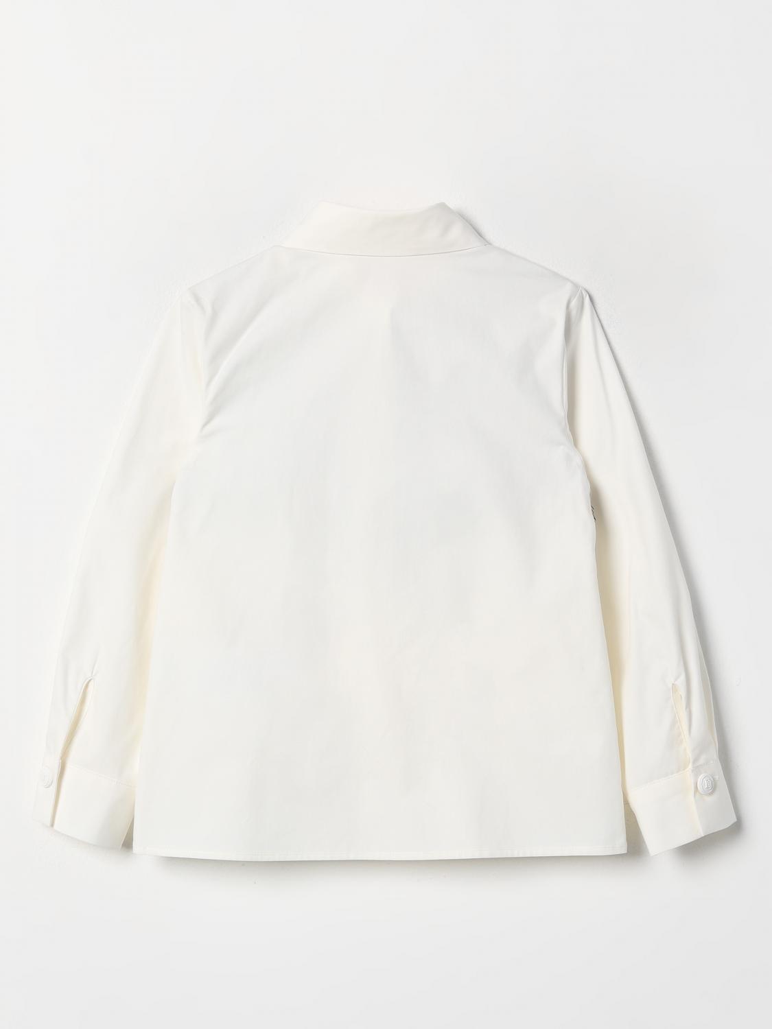 ELISABETTA FRANCHI LA MIA BAMBINA SHIRT: Shirt kids Elisabetta Franchi La Mia Bambina, Ivory - Img 2