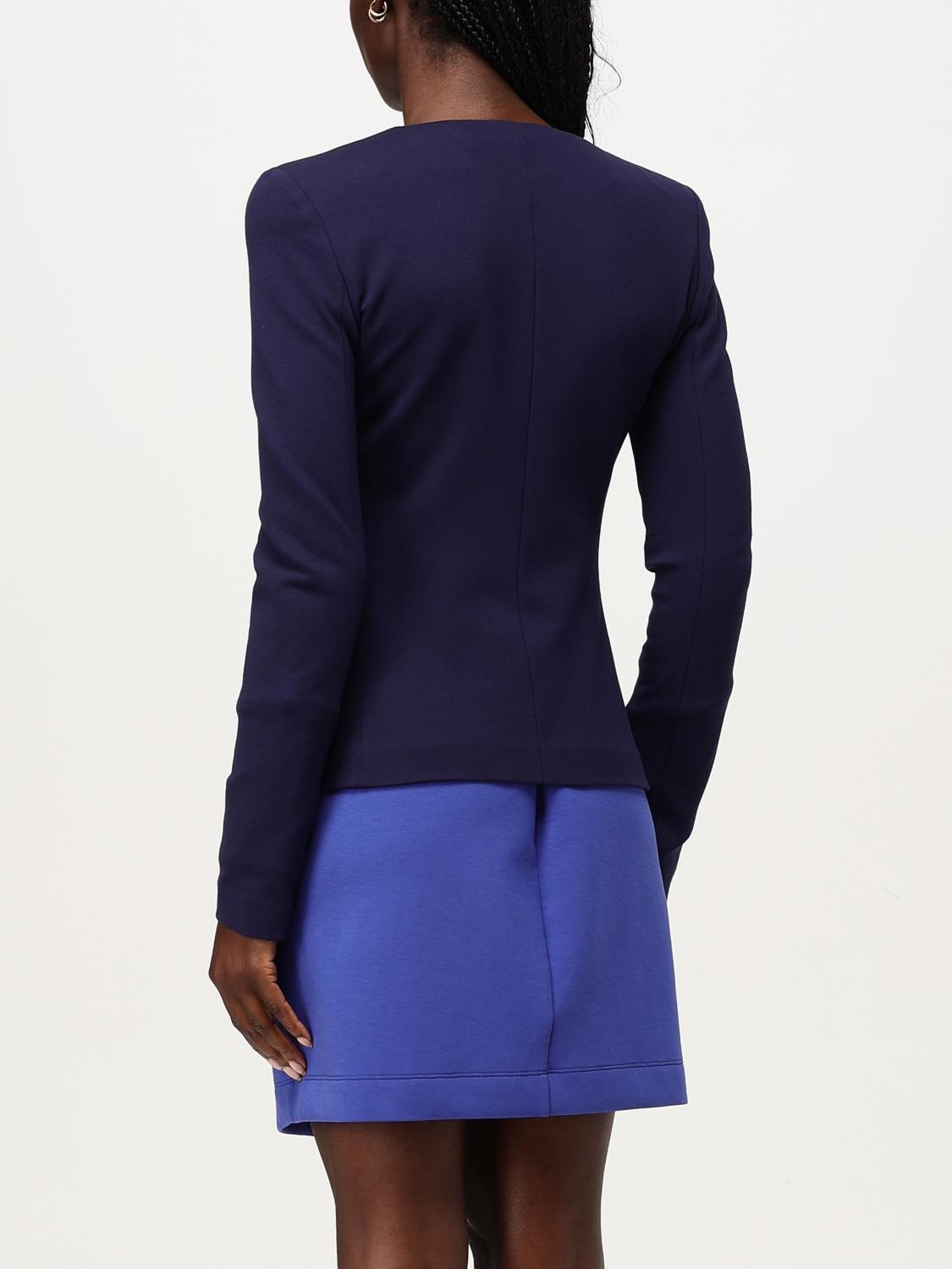 EMPORIO ARMANI VESTE: Blazer femme Emporio Armani, Bleu - Img 2