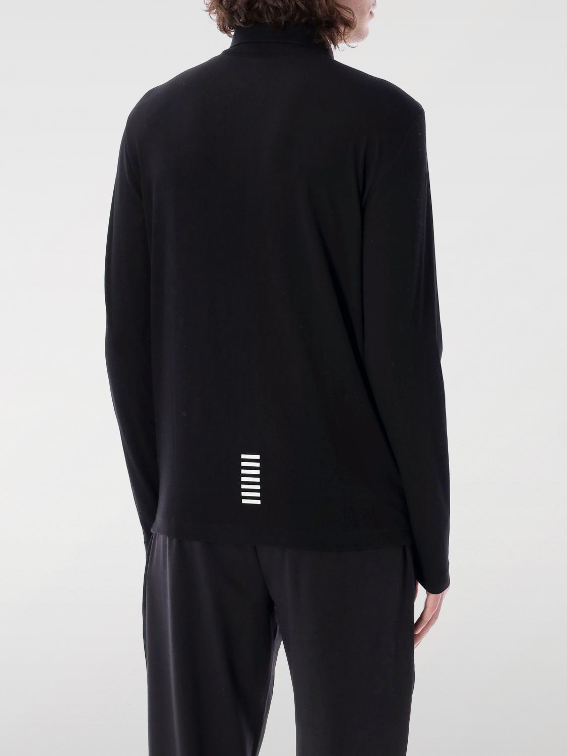 EA7 POLO: T-shirt herren Ea7, Schwarz 1 - Img 2