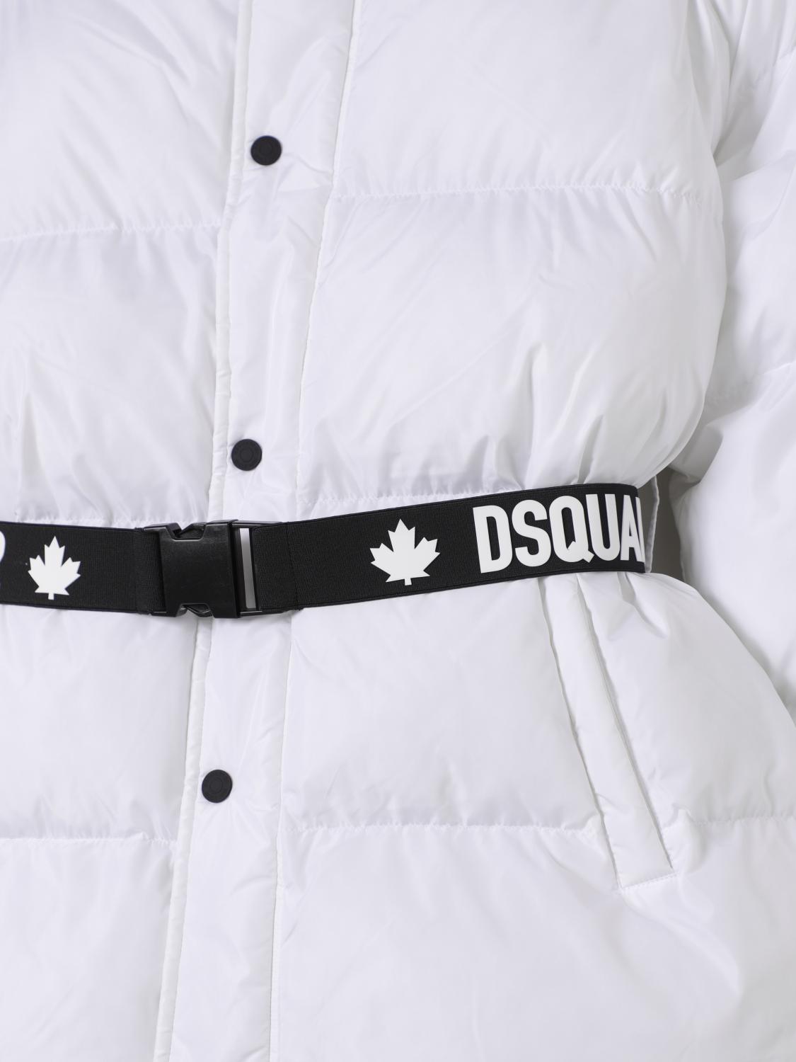 DSQUARED2 VESTE: Manteau enfant Dsquared2, Blanc - Img 3