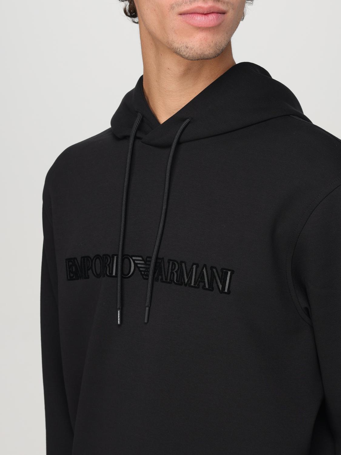 EMPORIO ARMANI SWEATSHIRT: Sweatshirt men Emporio Armani, Black - Img 4