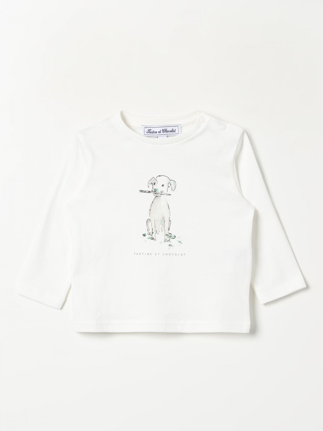 TARTINE ET CHOCOLAT T-SHIRT: T-shirt kids Tartine Et Chocolat, White - Img 1